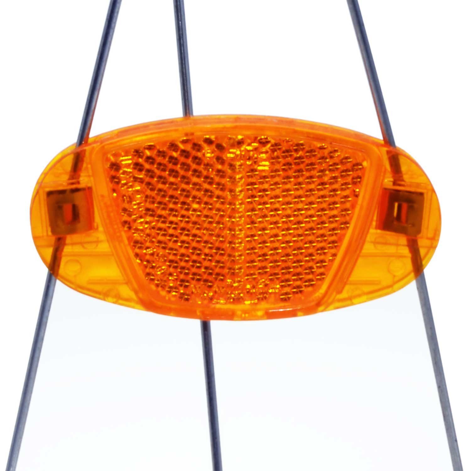Fahrradreflektor Flimer 2er Set Speichenreflektoren Reflektoren Katzenaugen 40048