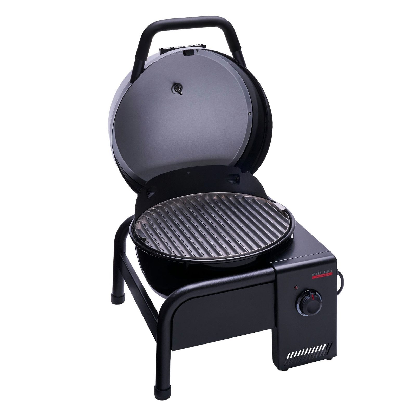 Char-Broil Elektrogrill PATIO BISTRO CUBE E, 1500 W, antihaftbeschichtet, Schwarz