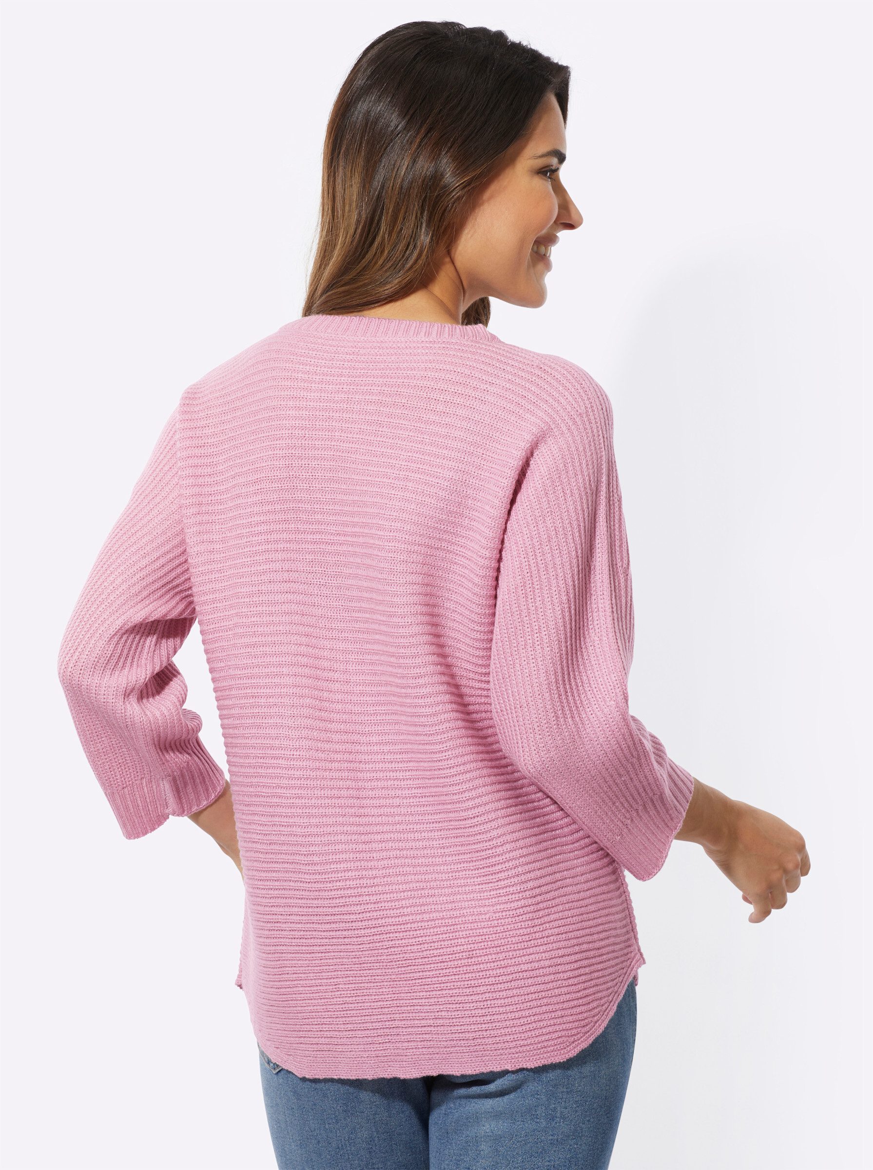 Sieh an! Strickpullover Rundhalspullover . günstig online kaufen