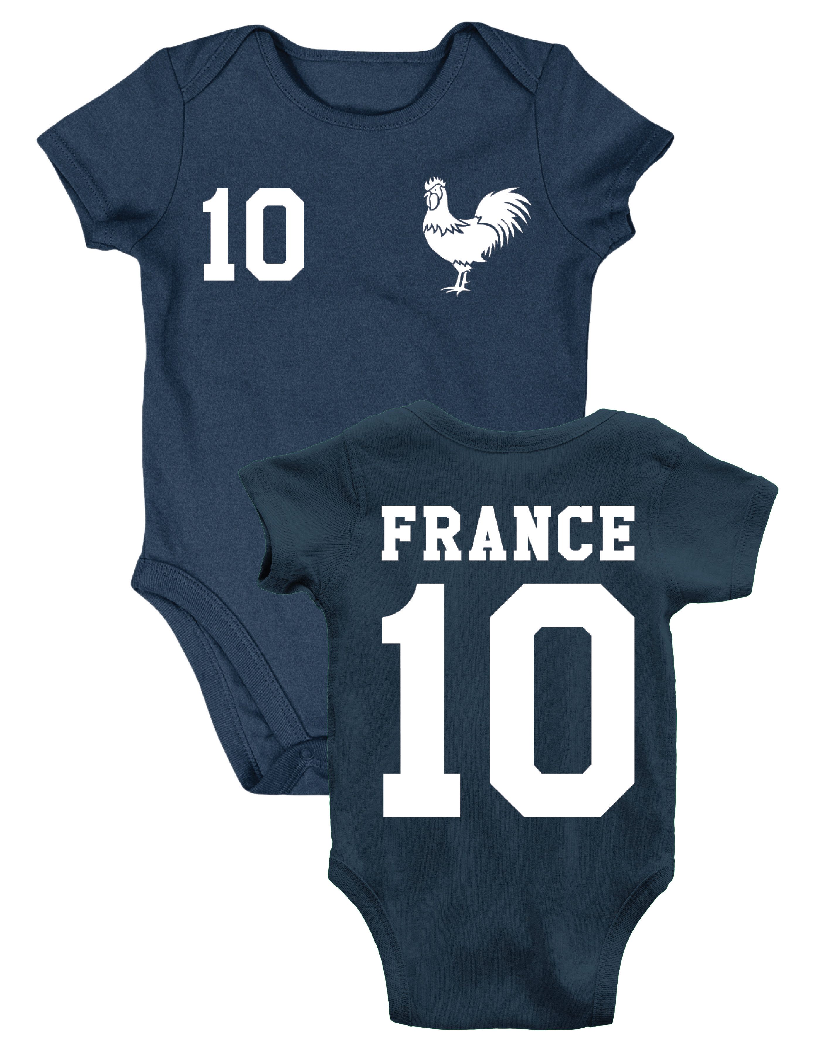 Kurzarmbody Frankreich Kinder Baby Body Strampler