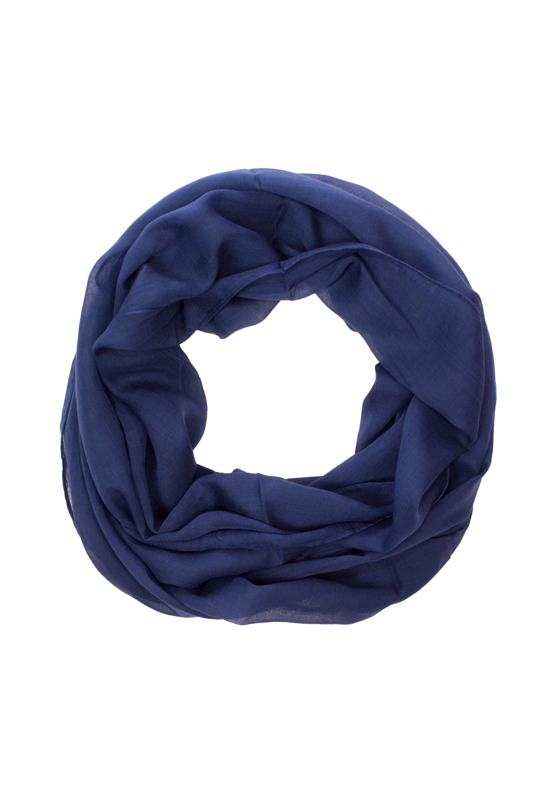 Seasons of April Loop Loop Uni, Dünner, leichter und weicher Uni Damen Halstuch Rundschal