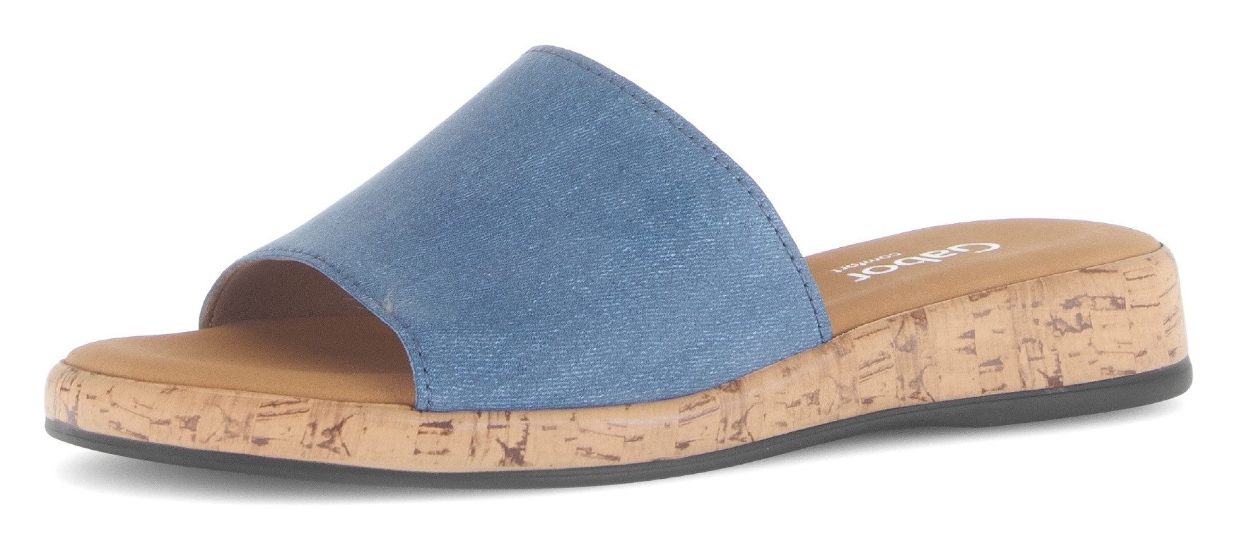 Gabor RHODOS Pantolette, Sommerschuh, Komfortschuh, kleiner Stretcheinsatz, günstig online kaufen