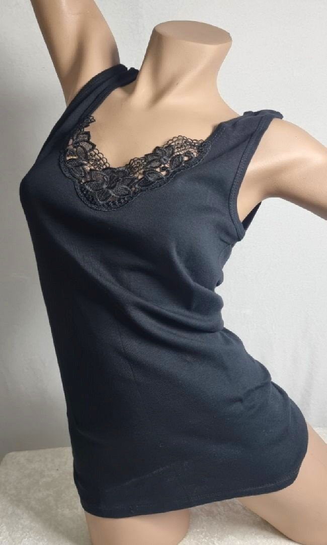 schwarz Pack, Collection® Baumwolle aus 3er Toker vollachsel 3er-Pack) reiner Unterhemd (Packung, Damen Achselhemd