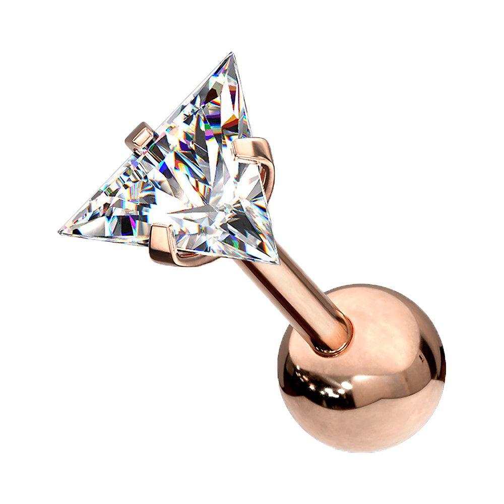 Taffstyle Piercing-Set Tragus Chirurgenstahl mit Dreieck günstig online kaufen