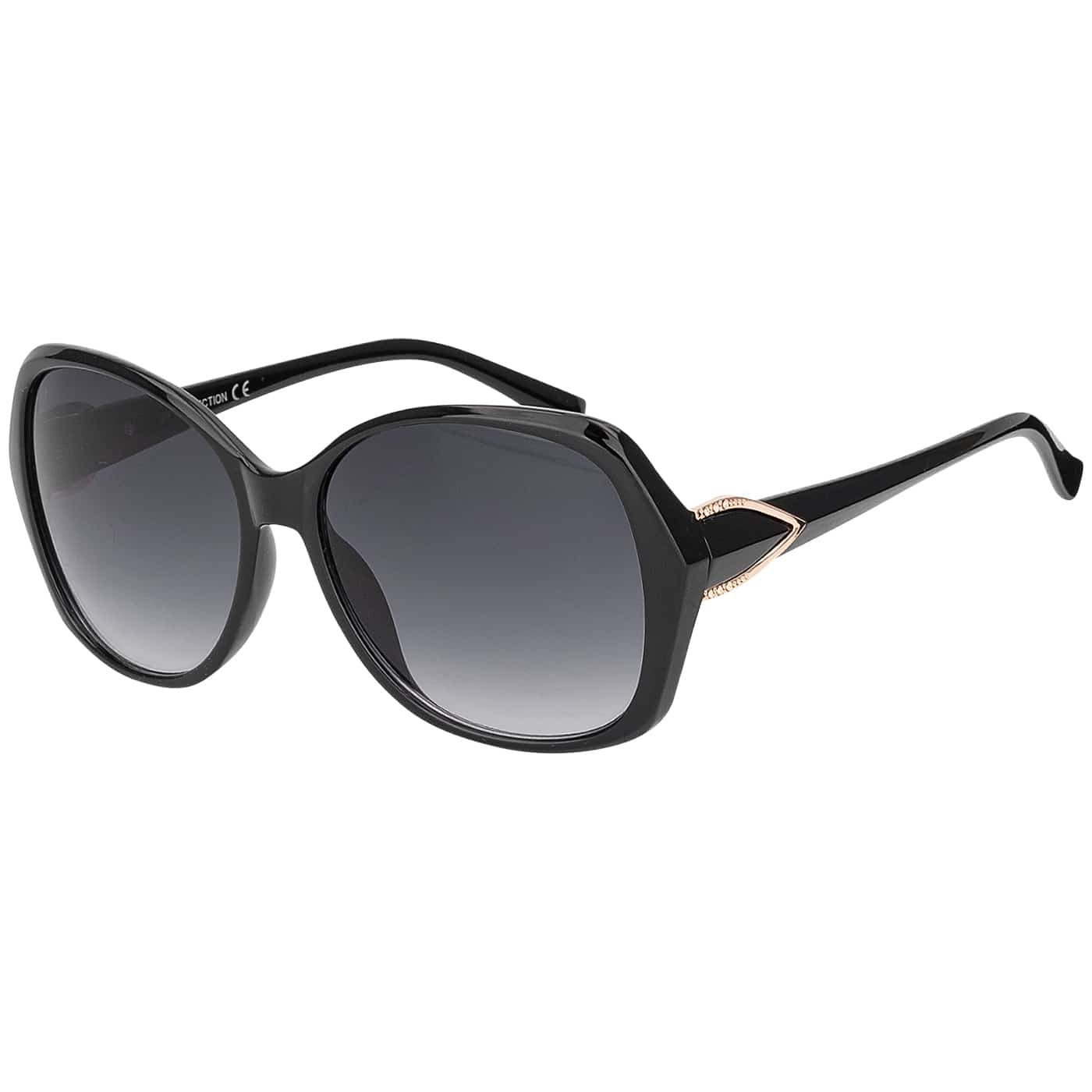 Pilotenbrille Linsen Designer Sonnenbrille mit Rundglas BEZLIT Damen und (1-St) violetten Eyewear braun schwarz,