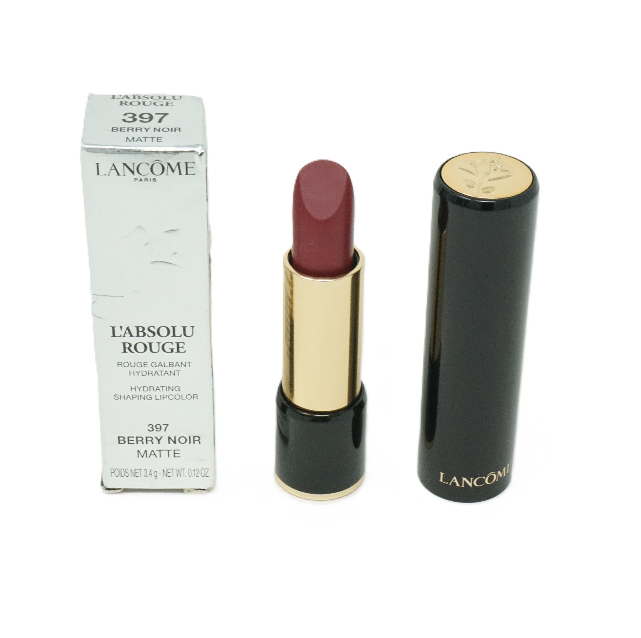 LANCOME Lippenstift Lancome L'Absolu Rouge Lippenstift 397 Berry Noir Matte 3,4g