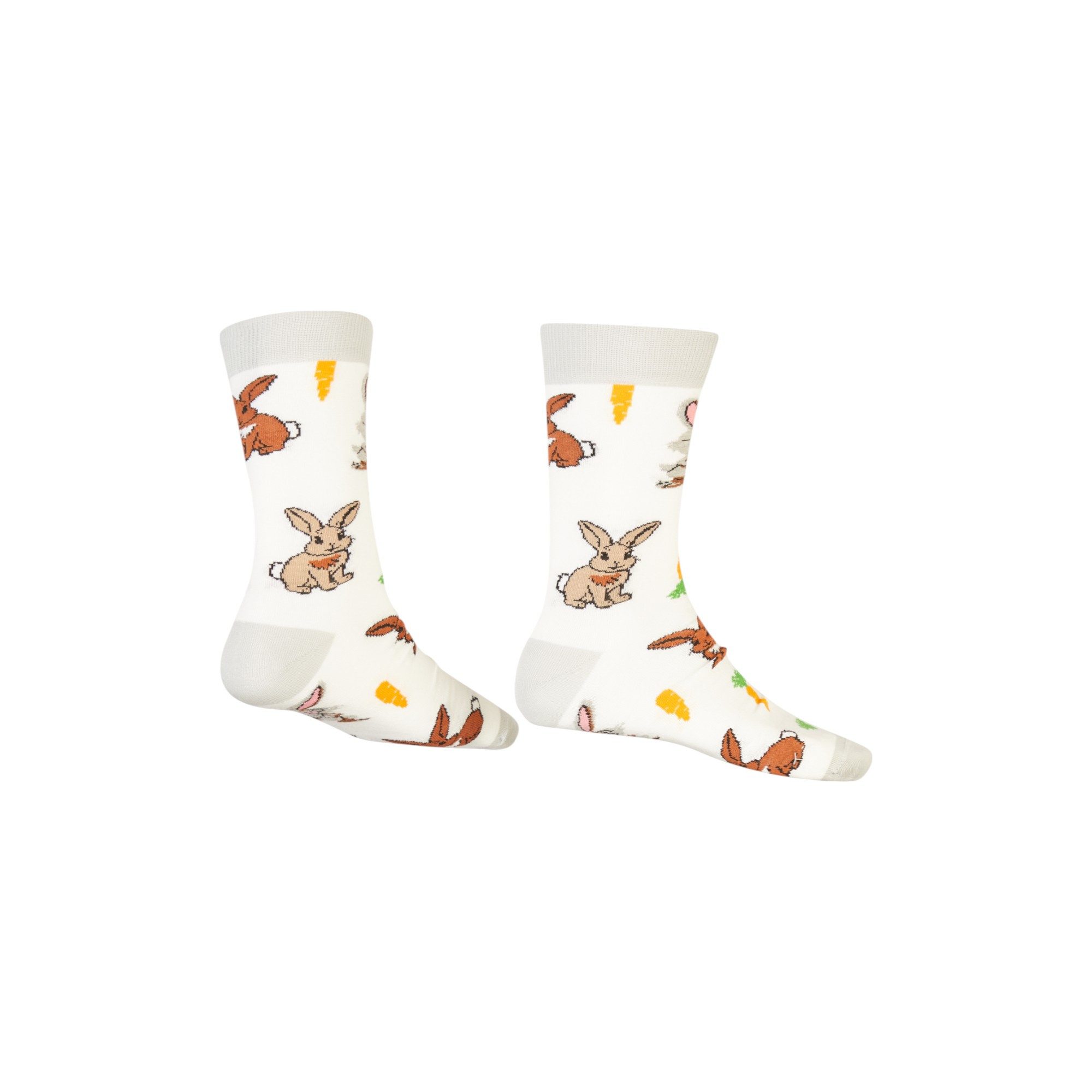 AbgeStrumpft Freizeitsocken Abgestrumpft Socken Hase (1 Paar, 1-Paar, 1 Paar) lustiges Design