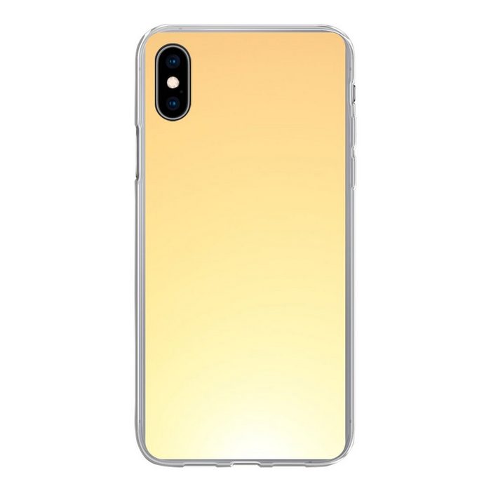 MuchoWow Handyhülle Sonne mit gelbem Schimmer Handyhülle Apple iPhone Xs Max Smartphone-Bumper Print Handy