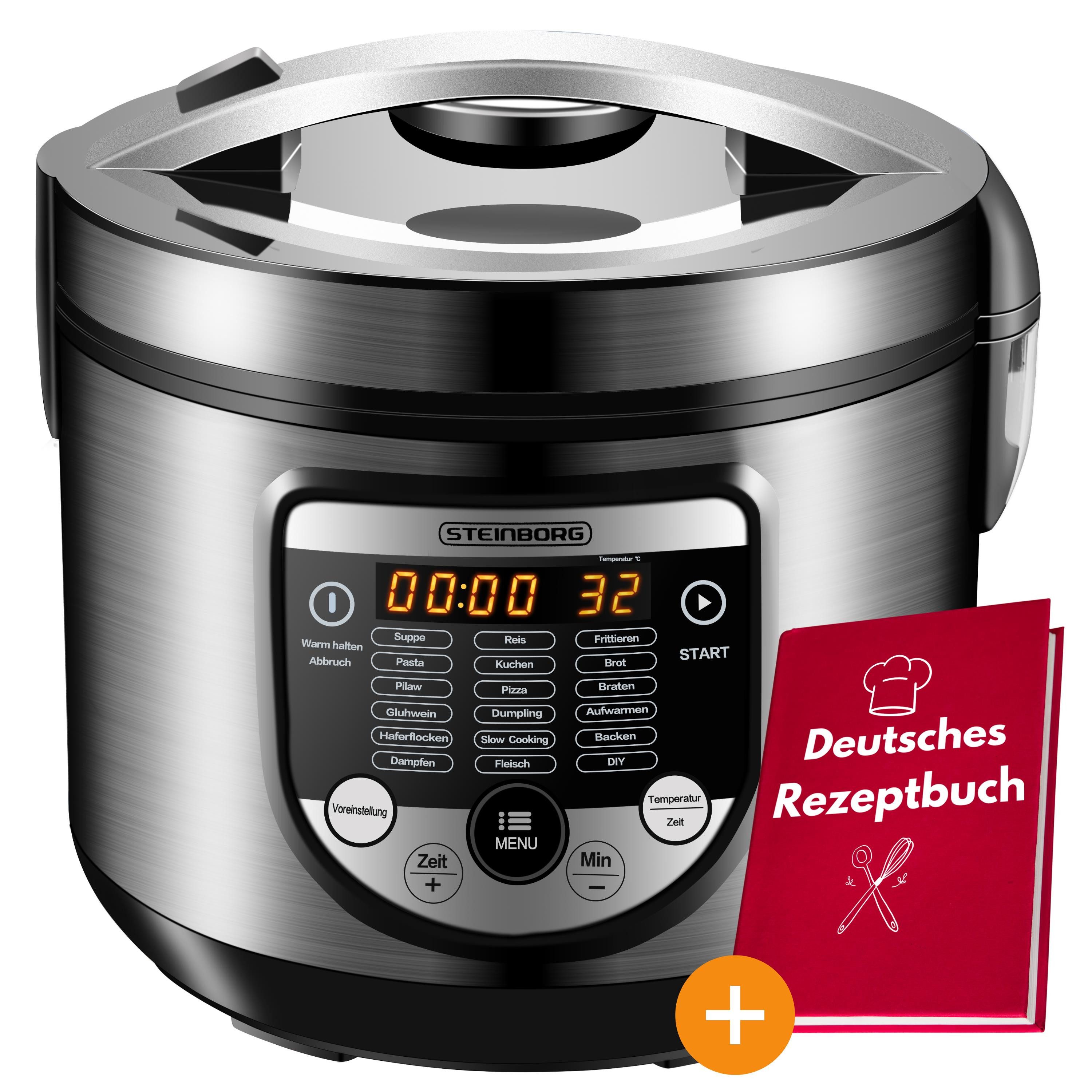 STEINBORG Multikocher, 900 W, Sprache