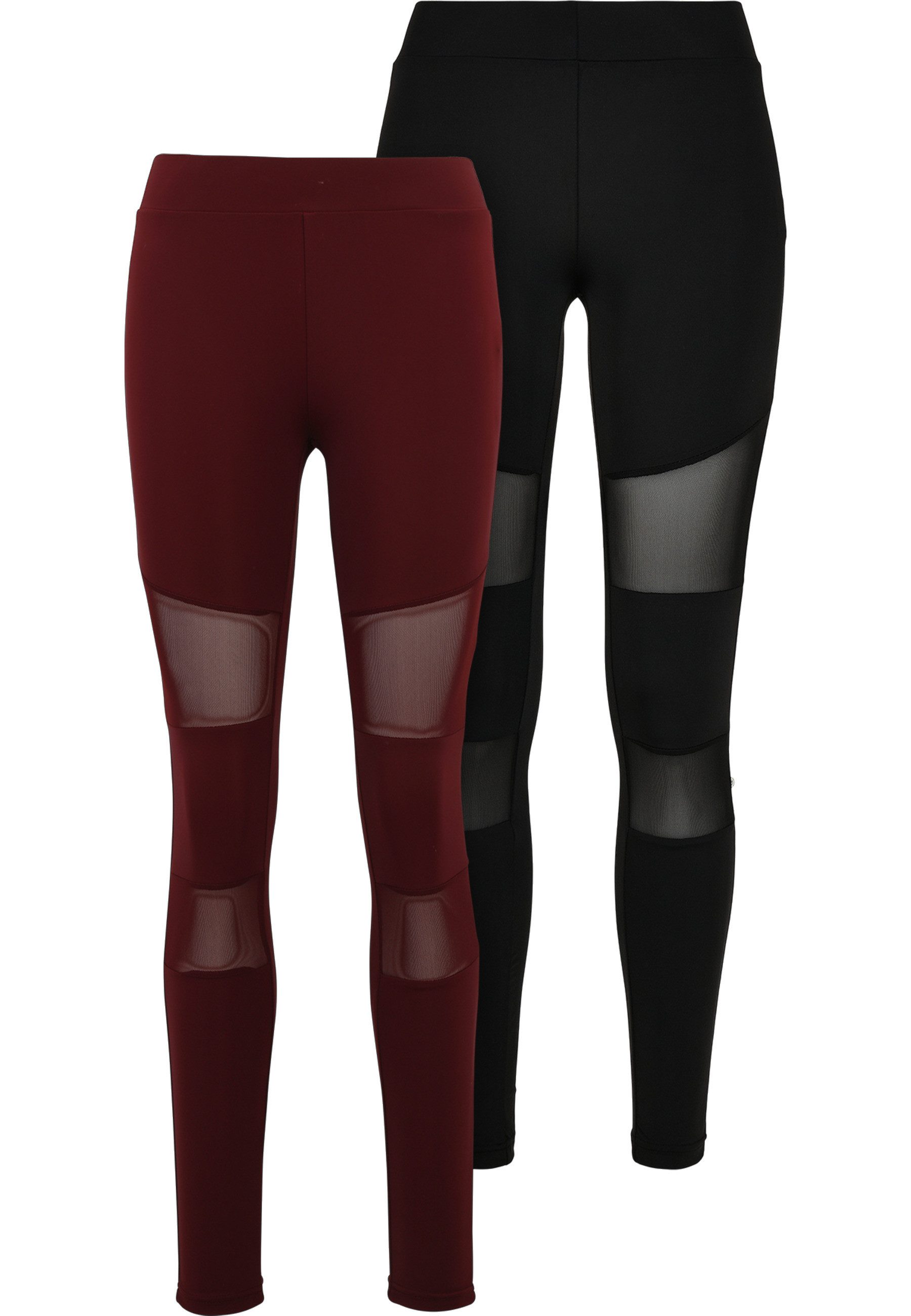 Leggings Urban Classics Damen Ladies Tech Mesh Leggings 2-Pack