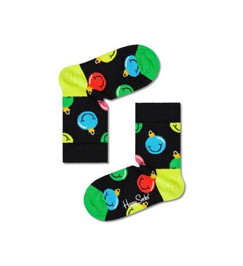 Happy Socks Freizeitsocken Kinder Socken unisex, 2er Pack - X-MAS