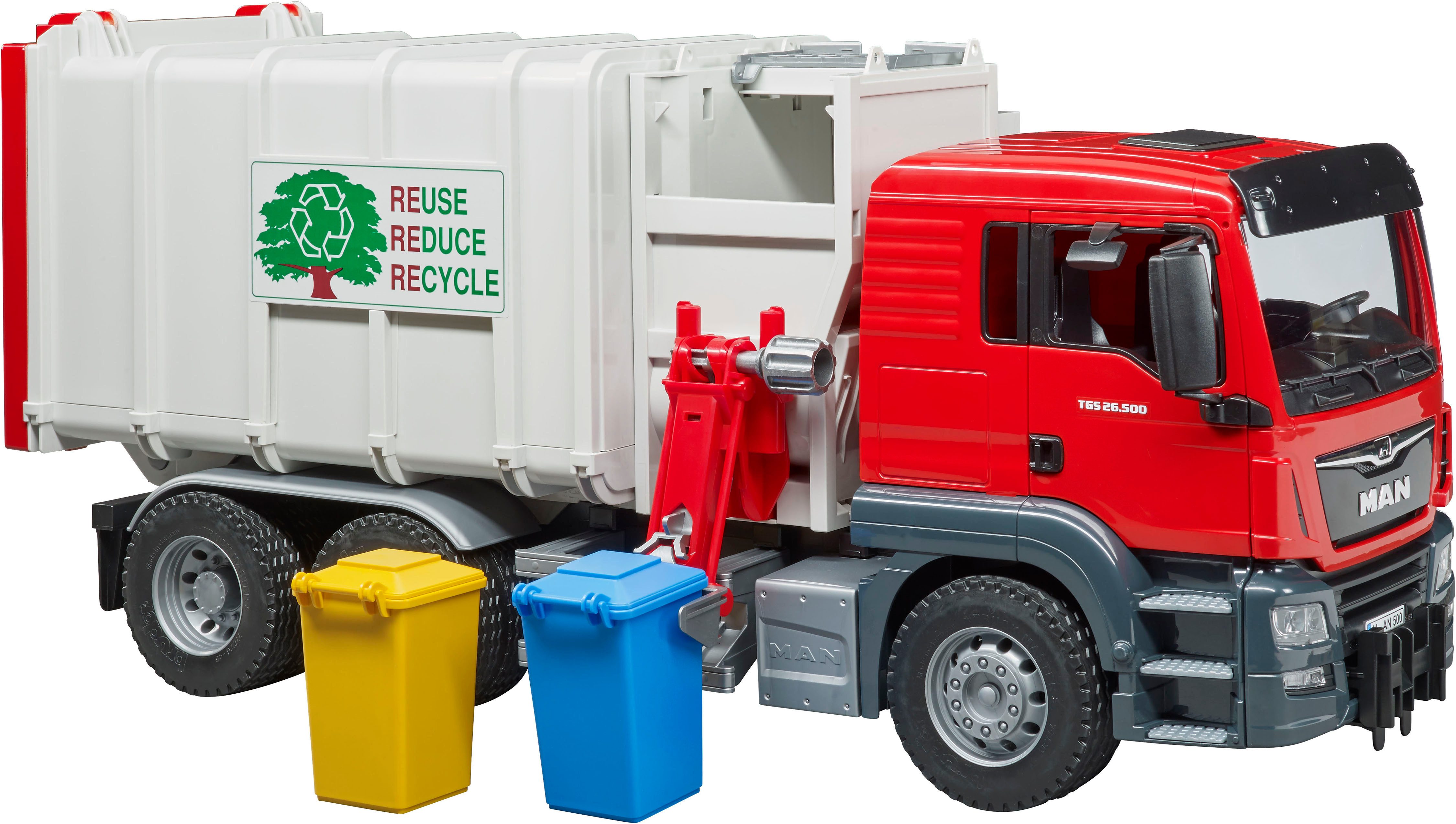 Bruder® Spielzeug-Müllwagen MAN TGS Seitenlader Müll-LKW (03761), Made in E günstig online kaufen