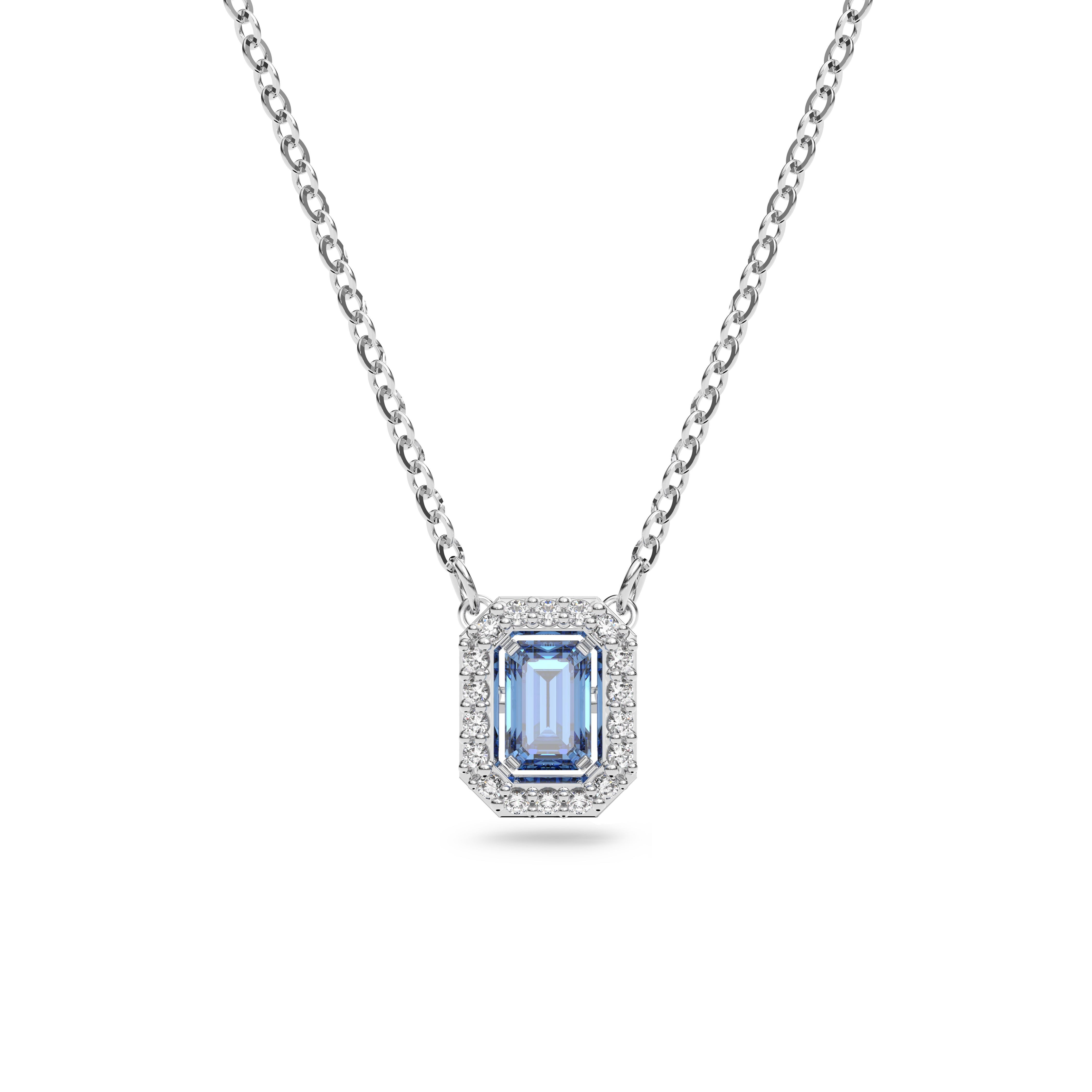 Swarovski Goldkette blau...