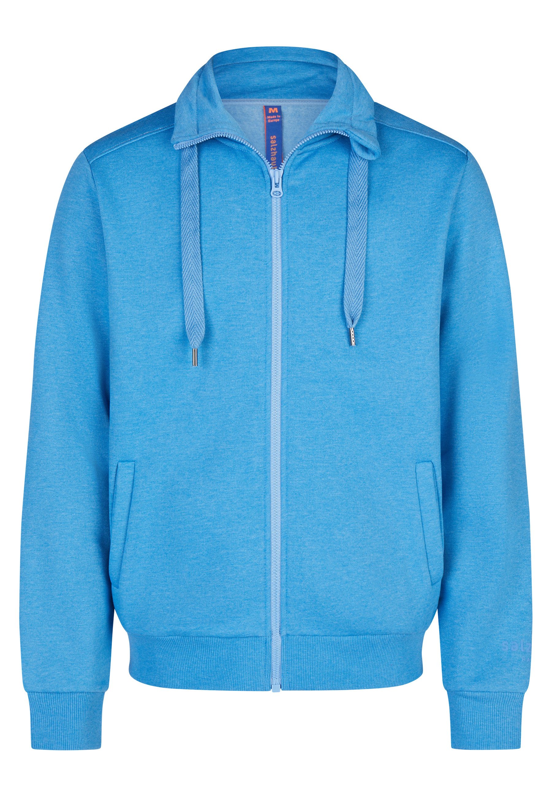 salzhaut Sweatjacke MOOL Herren normale Passform komfortabler Fit, nordisch klar – entspannter Look mit Haltung