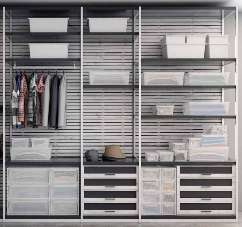 Kreher Aufbewahrungsbox Set: 2x XL Aufbewahrungsbox aus transparentem Kunststoff