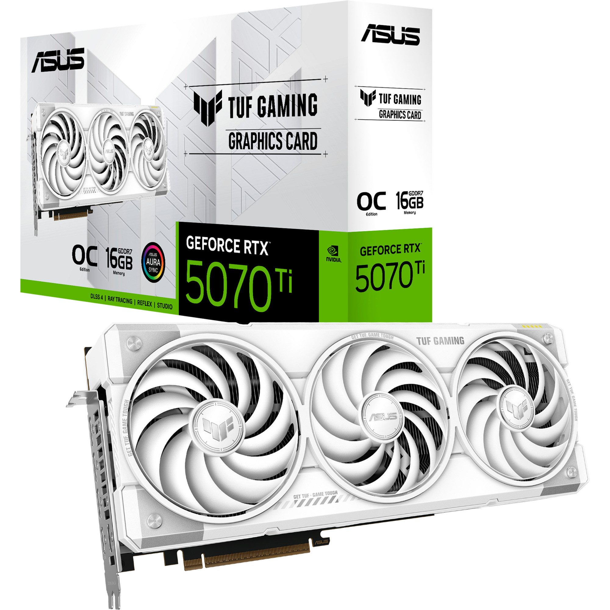 ASUS GeForce RTX 5070 Ti TUF GAMING OC WHITE Grafikkarte
