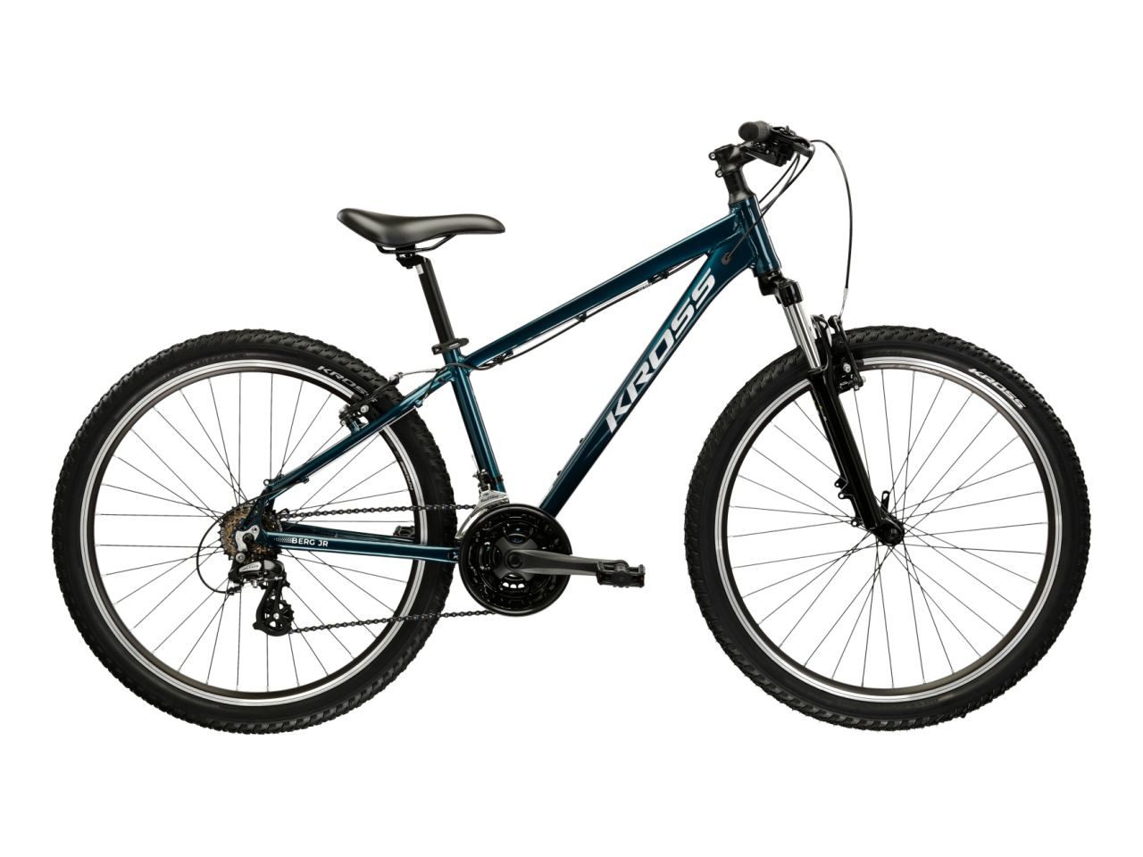 Kross Kinderfahrrad KROSS Kinderad 26" Berg JR türkis 21 Gänge, 21 Gang Shimano Altus M310 Schaltwerk, Kettenschaltung