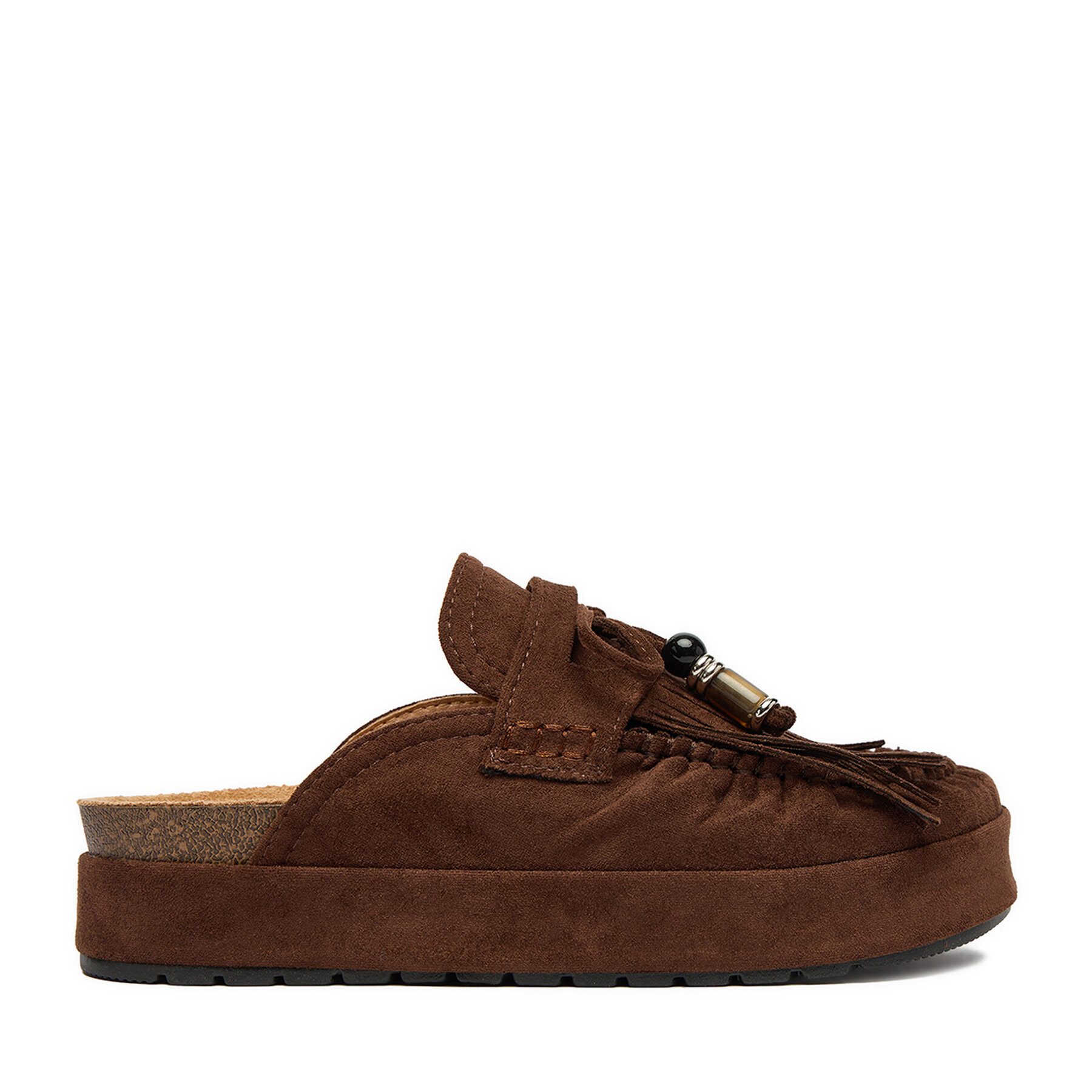 DeeZee Deezee Damen-Flip-Flops, braun Badepantolette