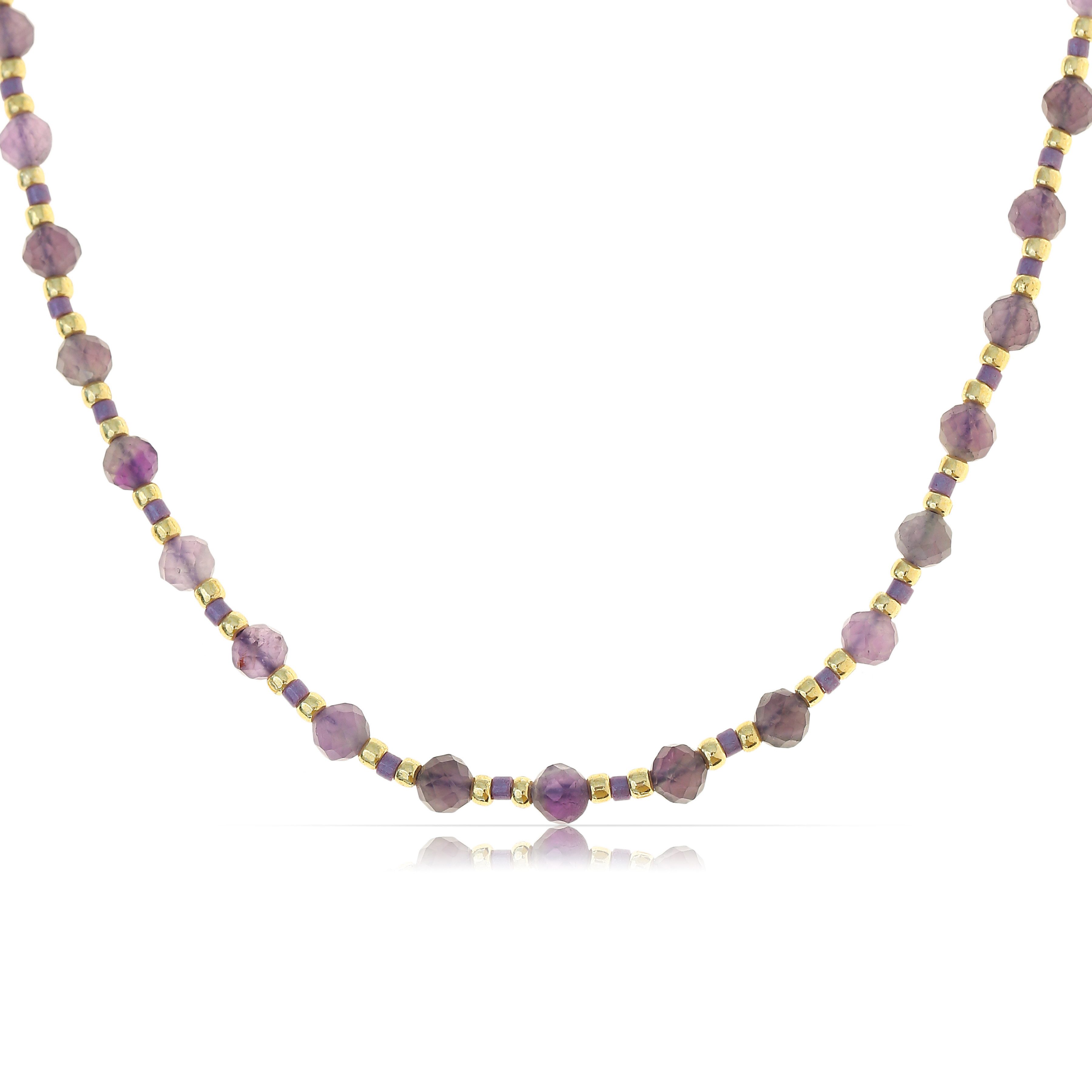 Made by Nami Perlenkette Damen Halskette Bunt 40 + 5 cm verstellbar wasserf günstig online kaufen