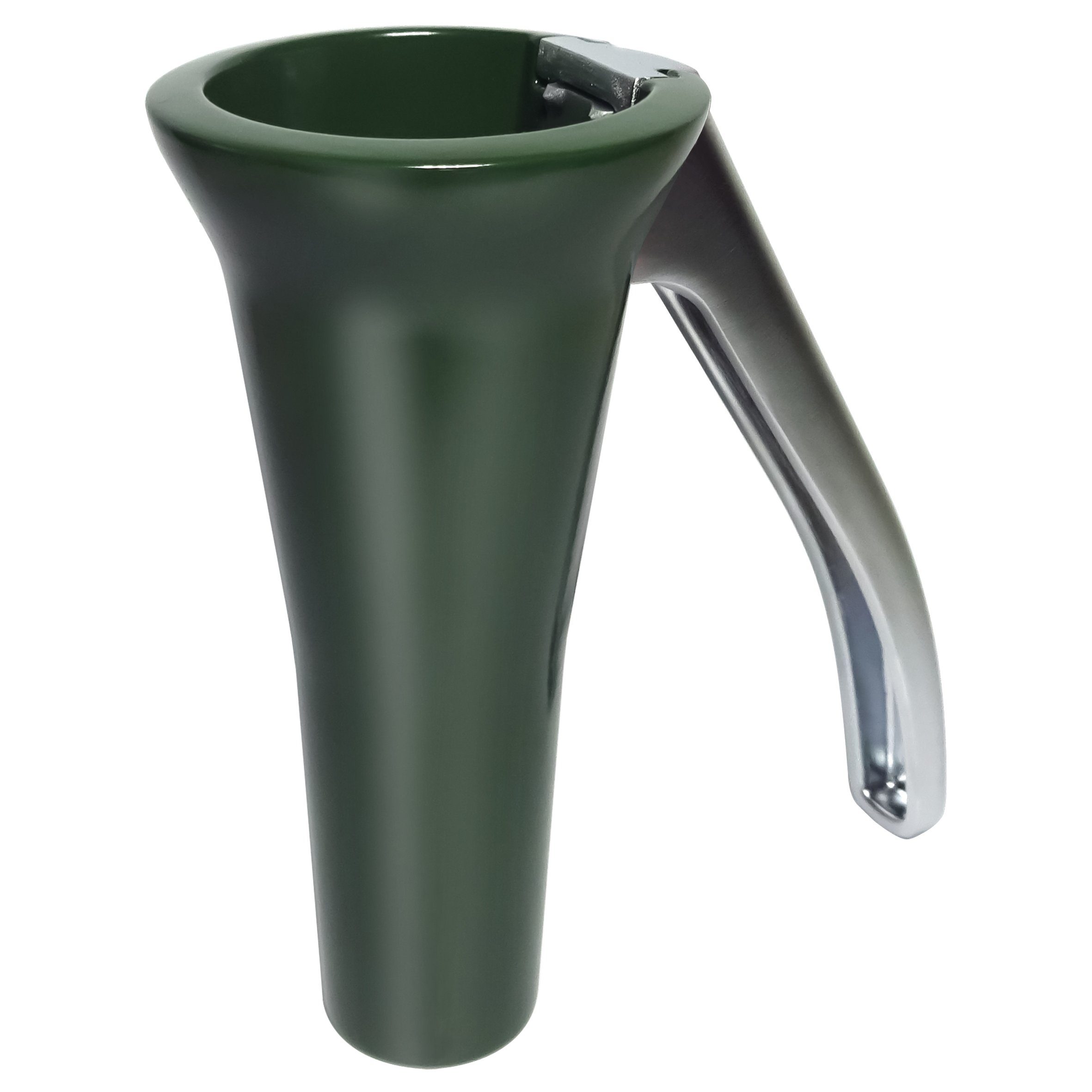 Drosselmeyer Nussknacker Robuster Nussknacker im eleganten schwedischen Design - Grün, patentiertes Hebelkonzept