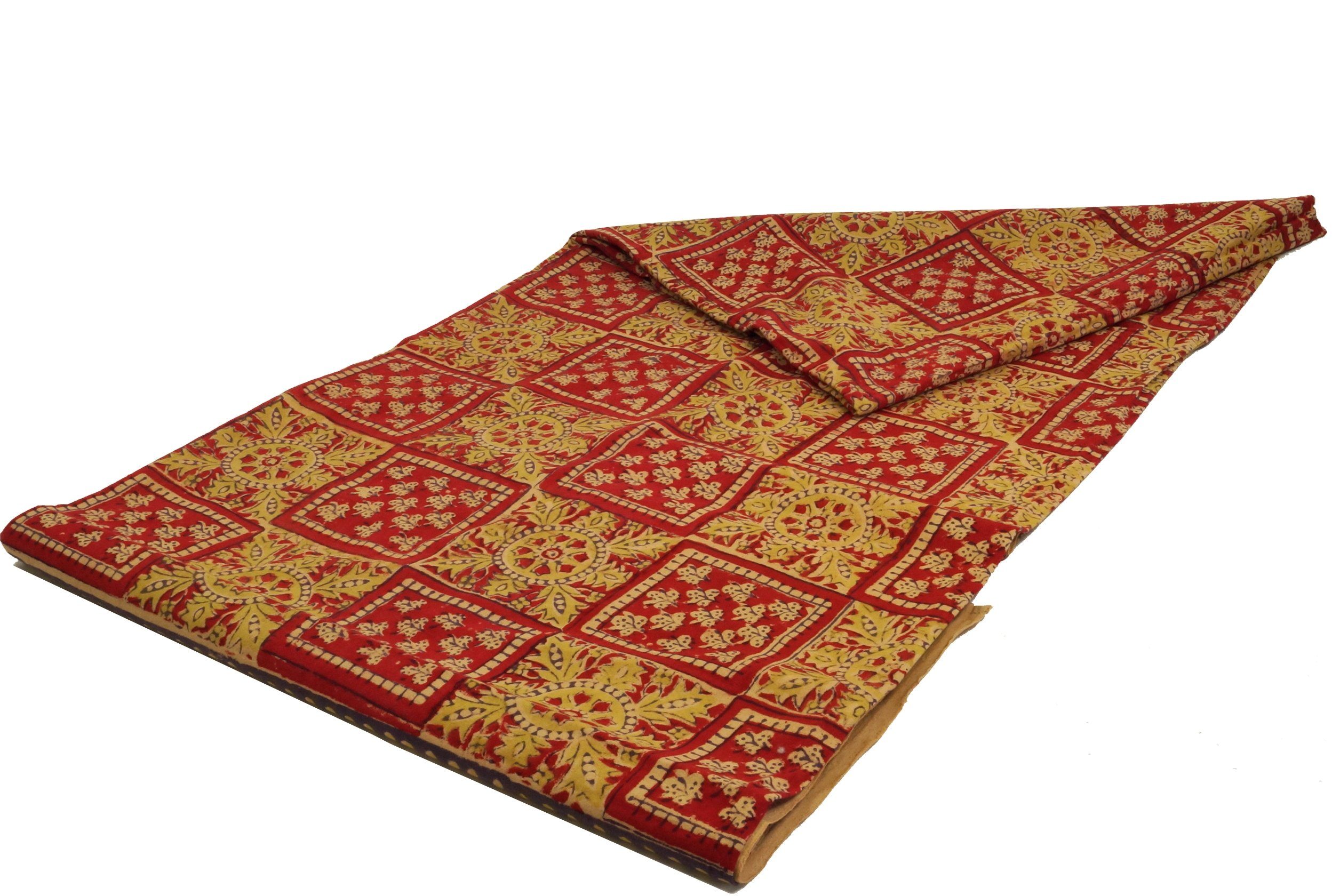 Guru-Shop Tagesdecke Blockdruck Tagesdecke, Bett & Sofaüberwurf,..