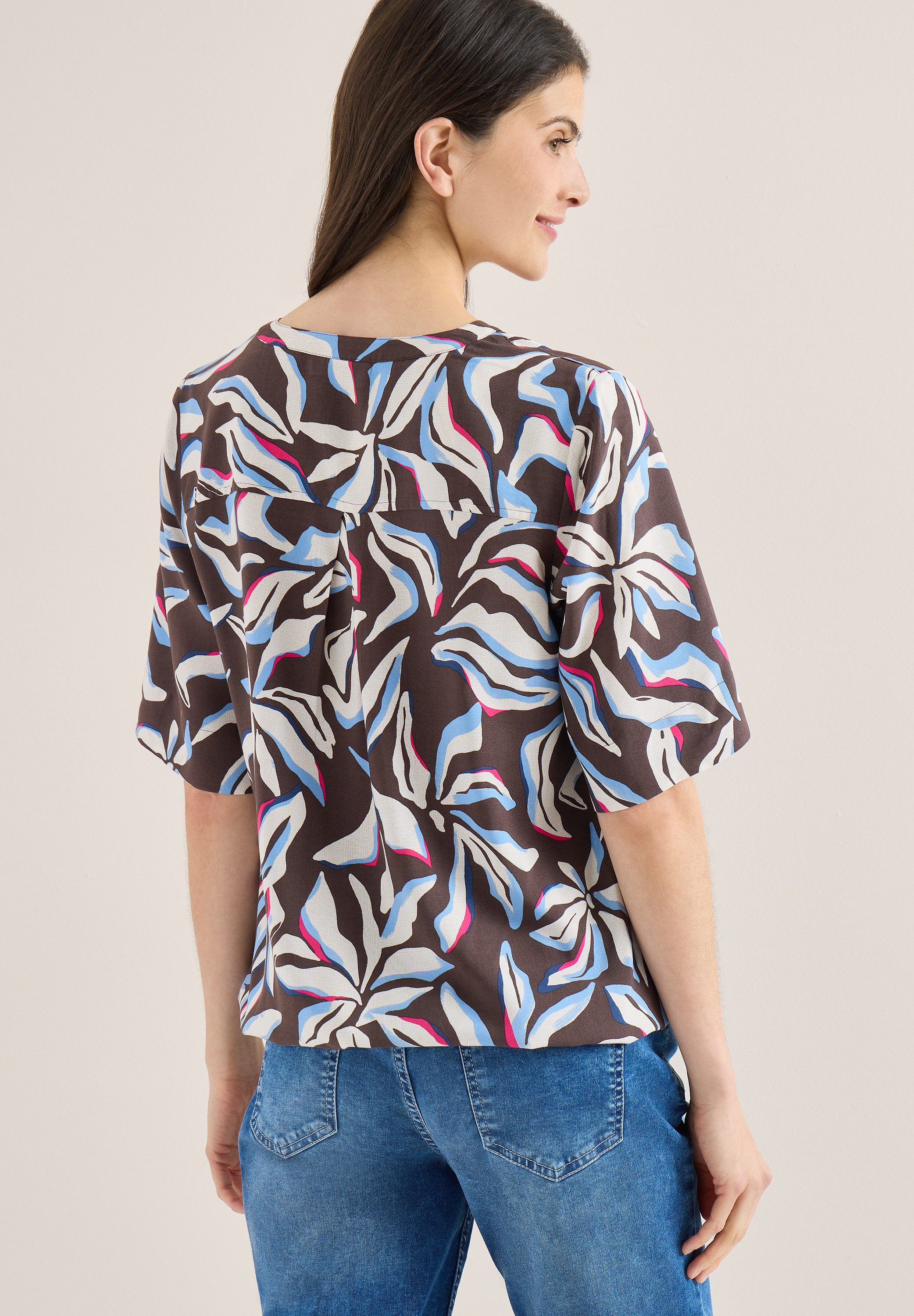 CECIL Druckbluse Sommerbluse mit floralem Muster