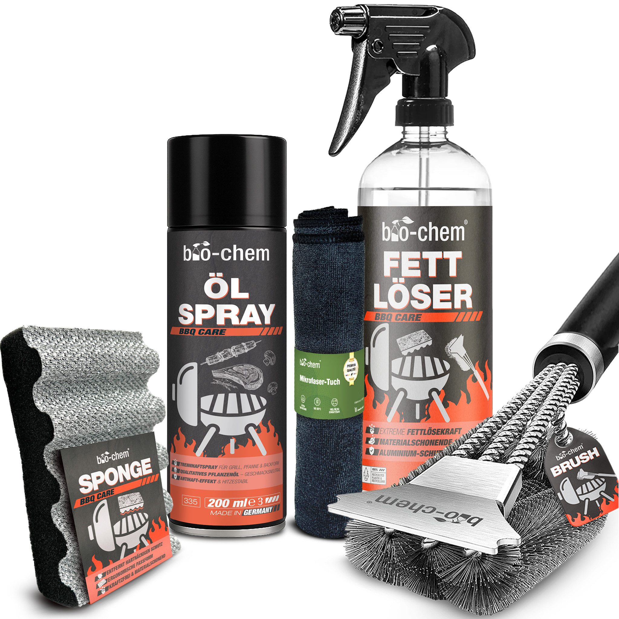 bio-chem Grillreiniger (Materialschonend & lebensmittelecht)