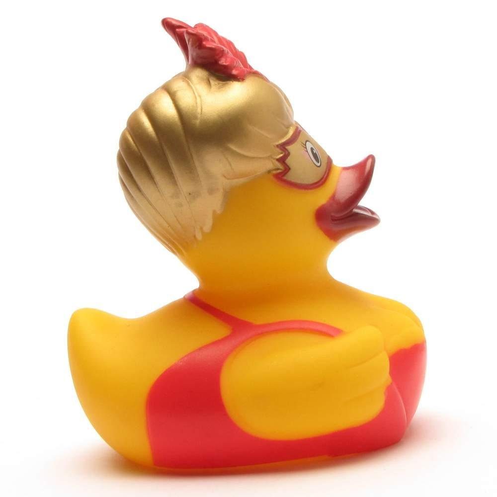 Spielzeug Badewannenspielzeug Duckshop Badespielzeug Venezianischer Karneval Frau in Gold Badeente - Quietscheente