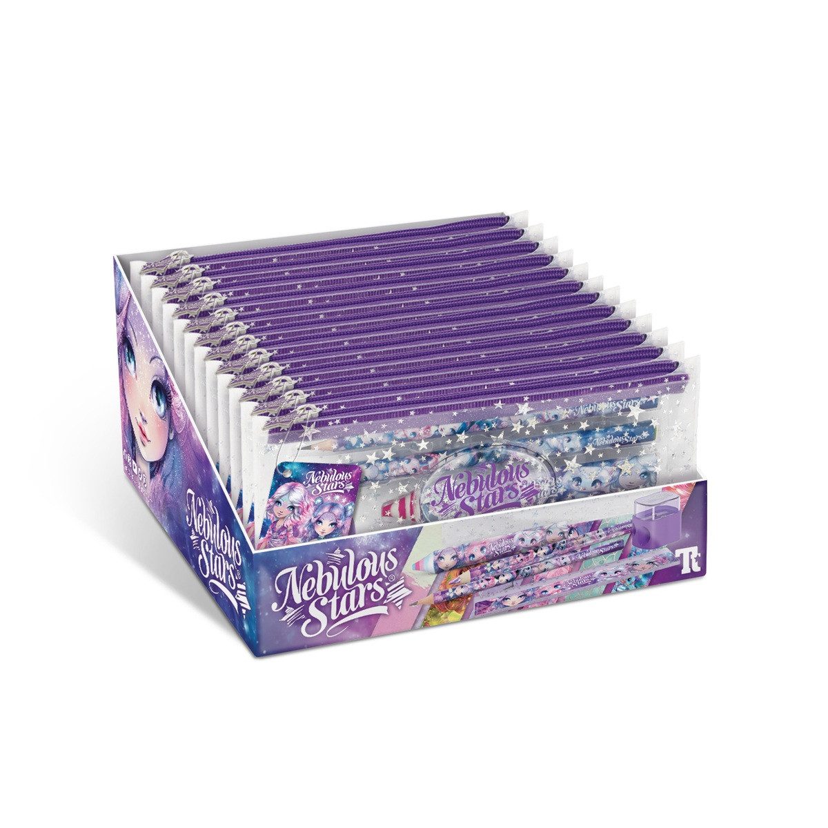 Toynamics Europe Federmäppchen Faulenzer Set Nebulous Stars 6 Teile