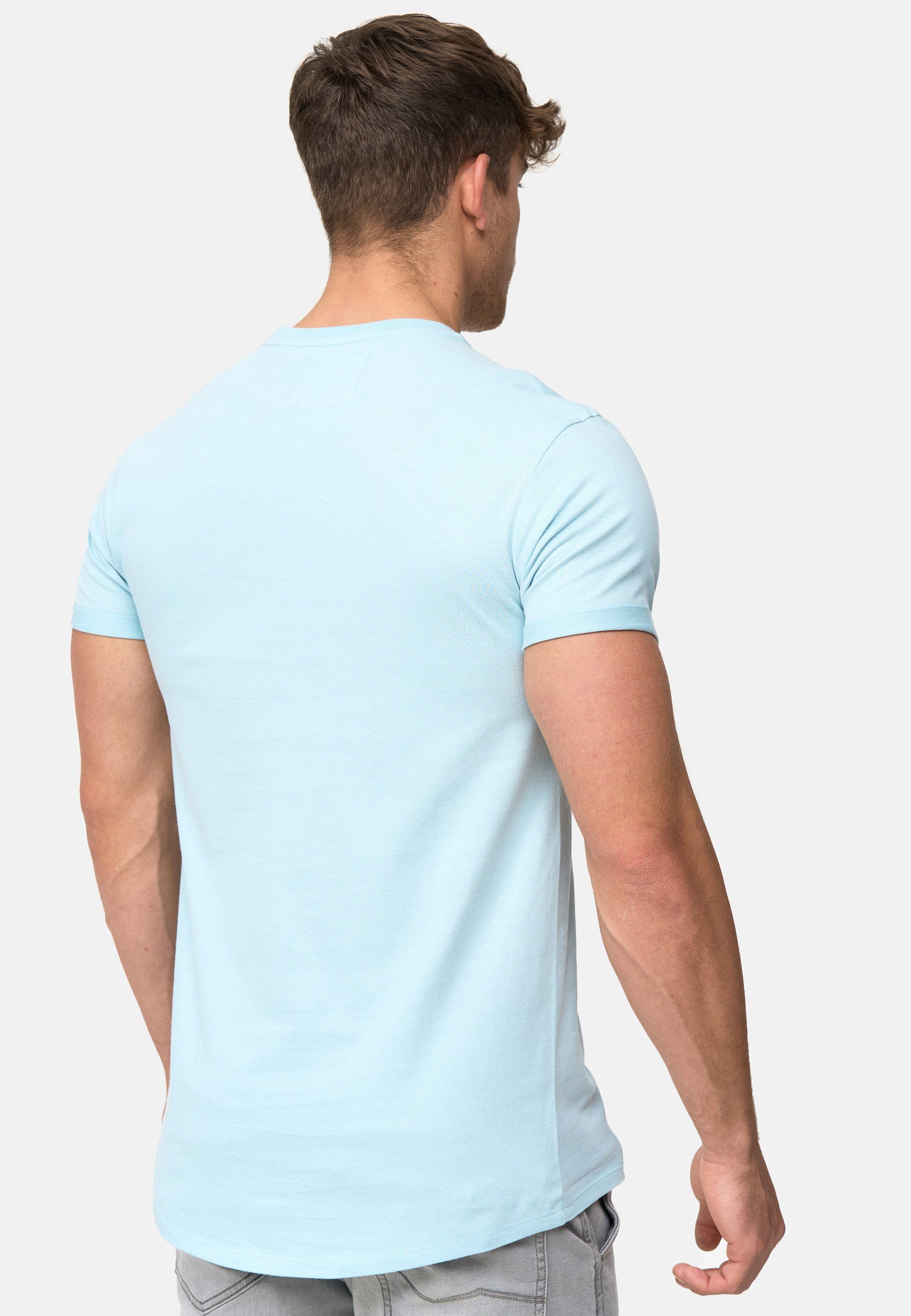 Indicode T-Shirt Kloge Blue Wave