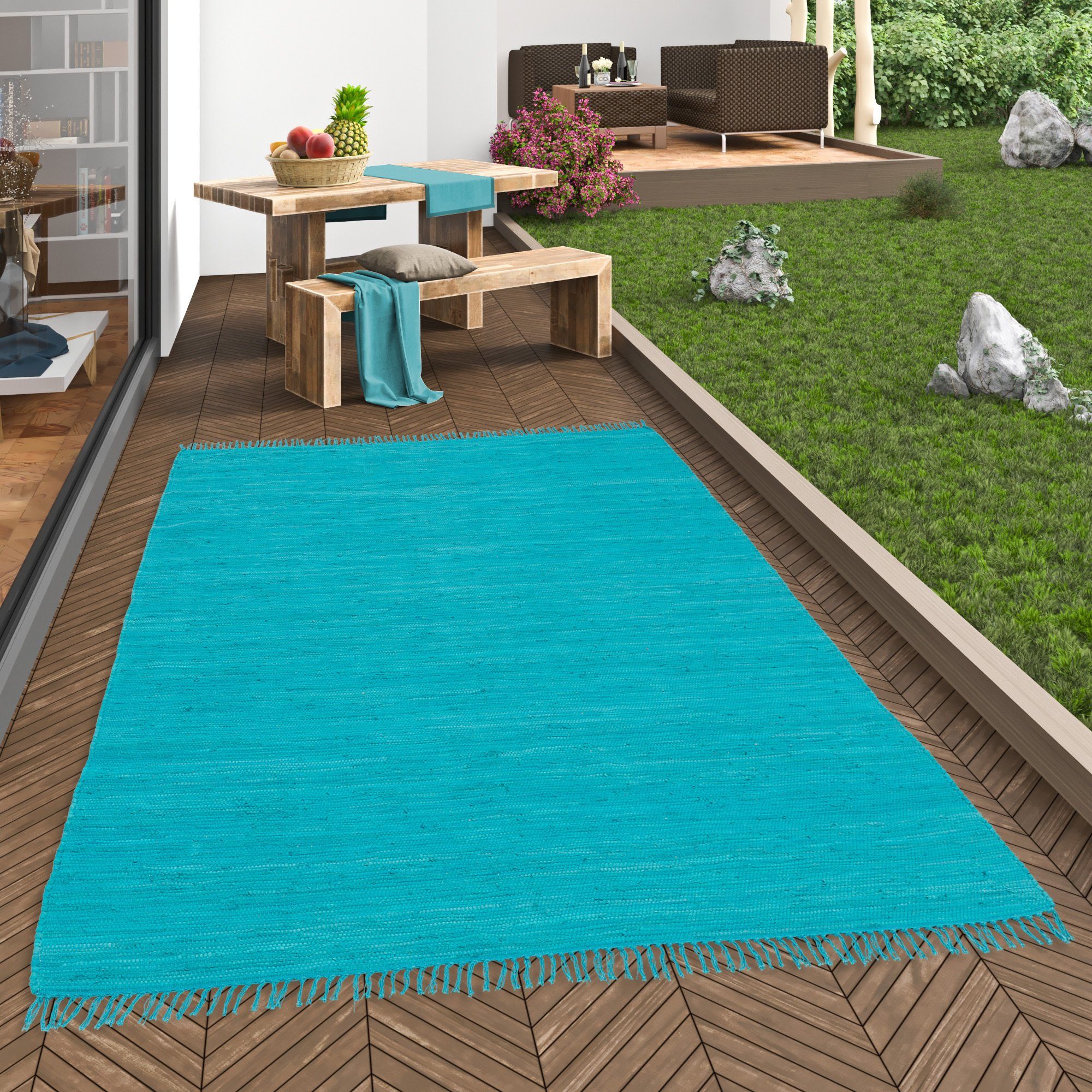 Pergamon Designteppich Baumwolle Natur Teppich Jolly günstig online kaufen