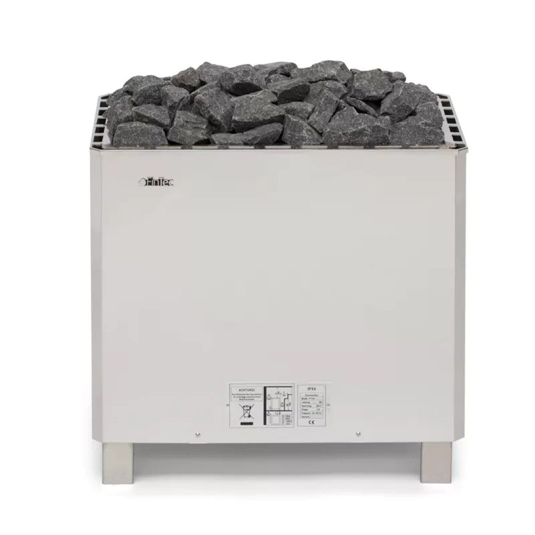 FinTec Saunaofen FinTec ARNE für externe Steuerung Elektro-Saunaofen 12,0 kW, 12 kW, Externe Steuerung erforderlich, Elektrisches Heizen; Gleichmäßige Wärmeverteilung; Aufgussbetrieb