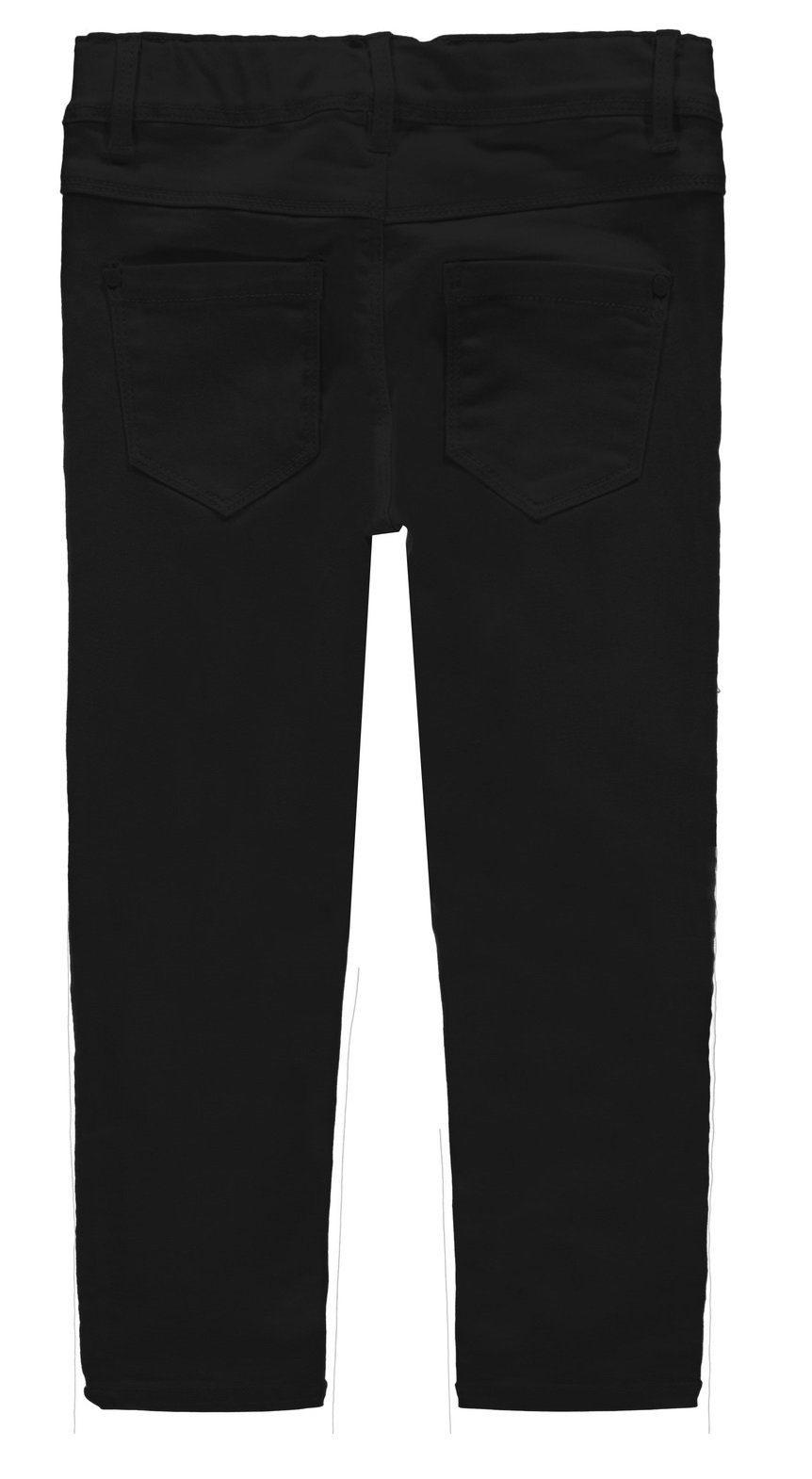 Name It Leggings Name It Mädchen Twill-Leggins Stretch in schwarz (1-tlg)