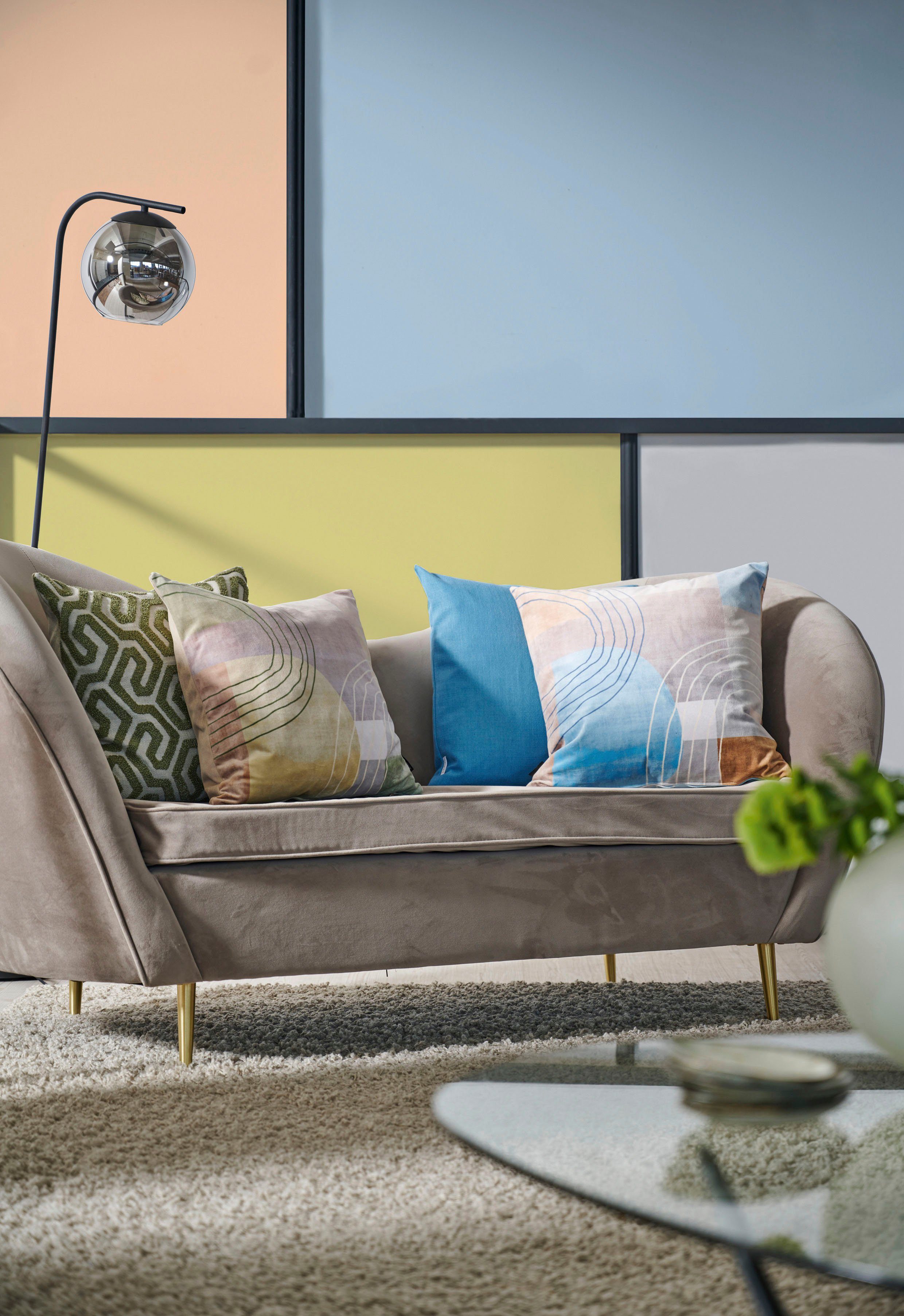 APELT Dekokissen Happy, Kissenhülle mit Füllung, 1 Stück