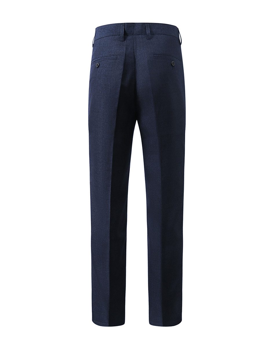 Allthemen Anzughose Regular Fit Baukastenhose mit geradem Beinform bügelfrei Businesshose