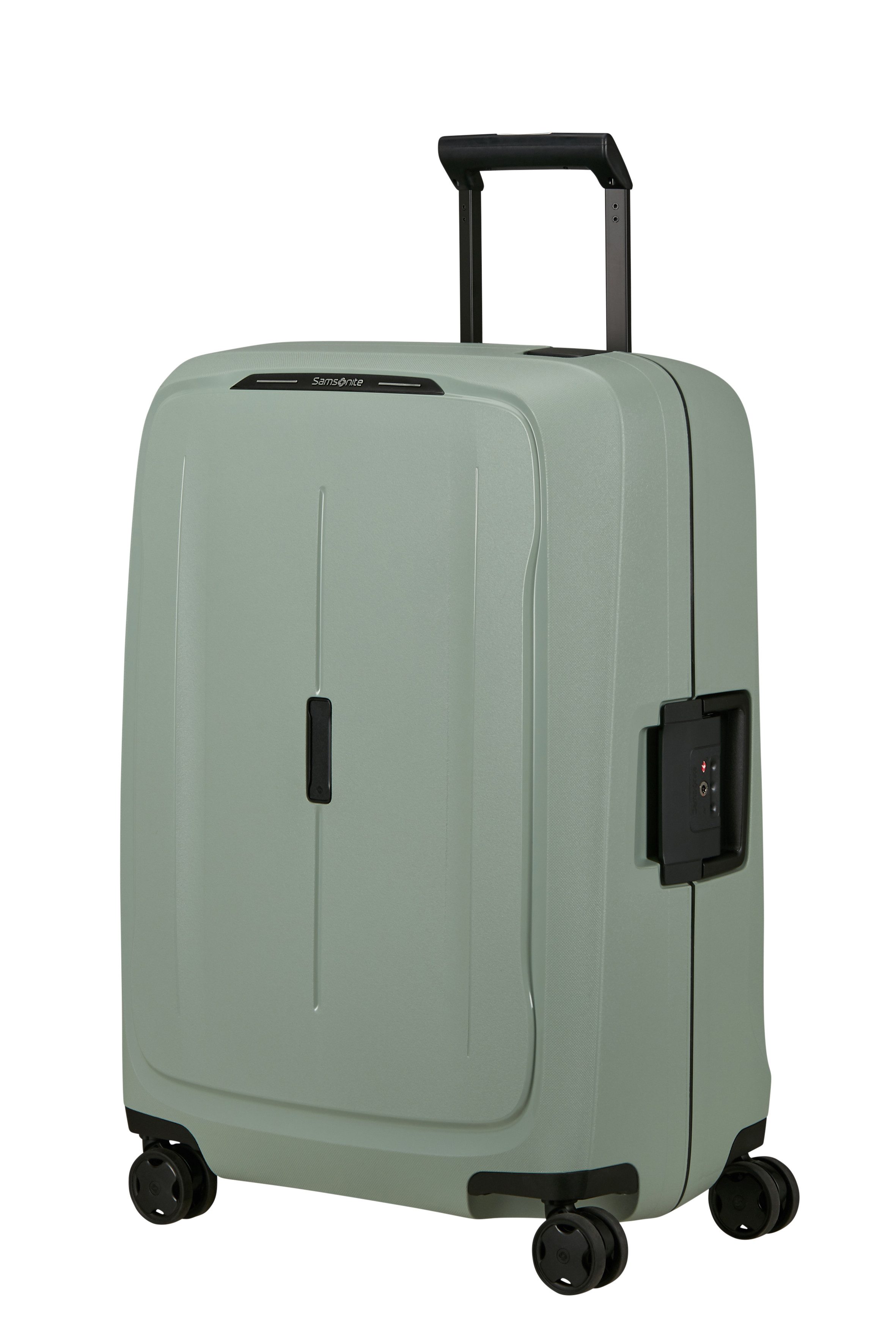 Samsonite Hartschalen-Trolley ESSENS, verschiedene Größen und Farben, 4 Rollen, mit robustem Polypropylen-Gehäuse, mit mehreren Fächern