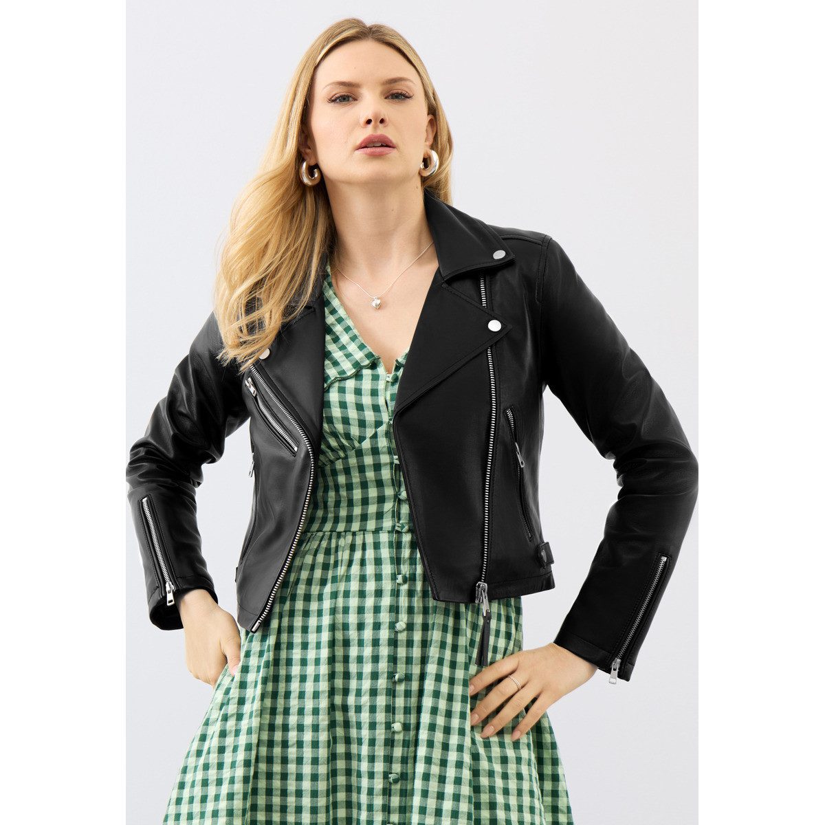 Bolongaro Trevor Lederjacke Wren Biker Damen Bomberjacke, Freizeitjacke, Blazer, Pufferjacke, Übergangsjacke