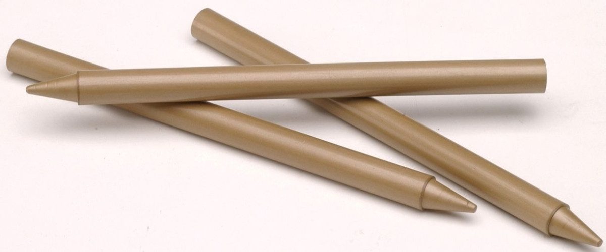 Jovi Maltuch Wachsmalstifte Plasticolor rund VE=25 Stück gold