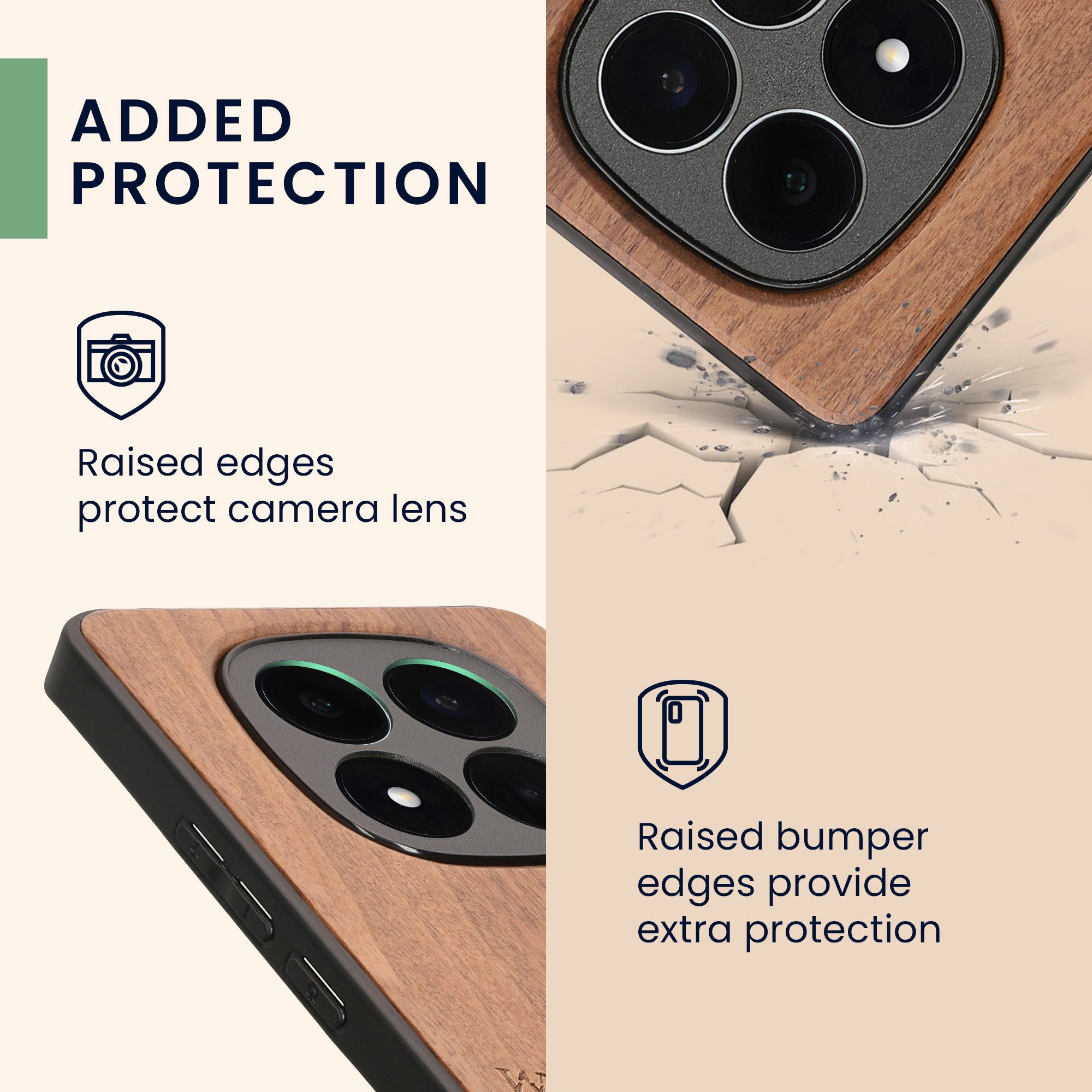 kwmobile Smartphone-Hülle Hülle für Xiaomi Redmi Note 15 4G / 5G / Poco M8 5G, Handyhülle TPU Cover Bumper Case