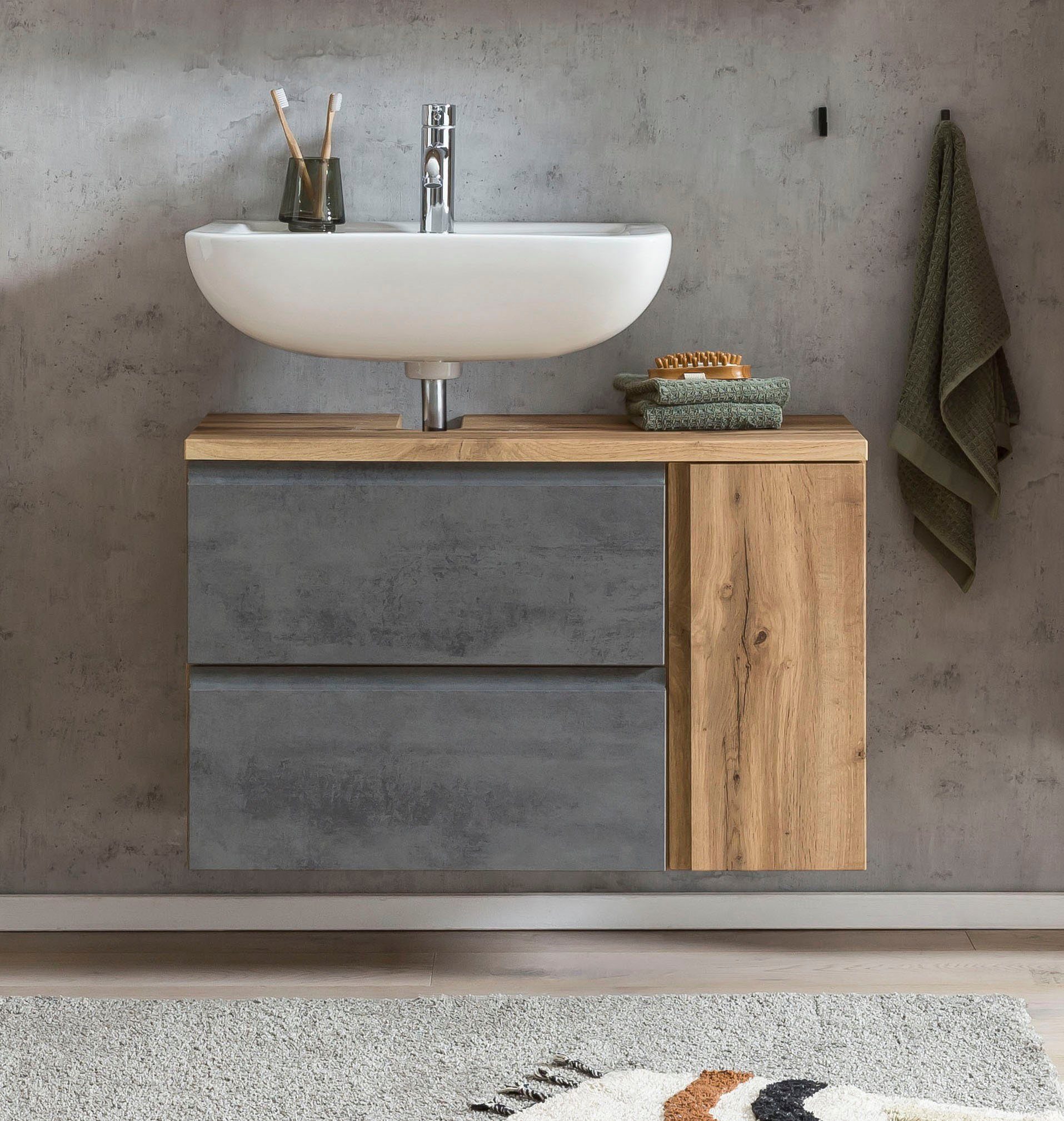 welltime Waschbeckenunterschrank Sölden