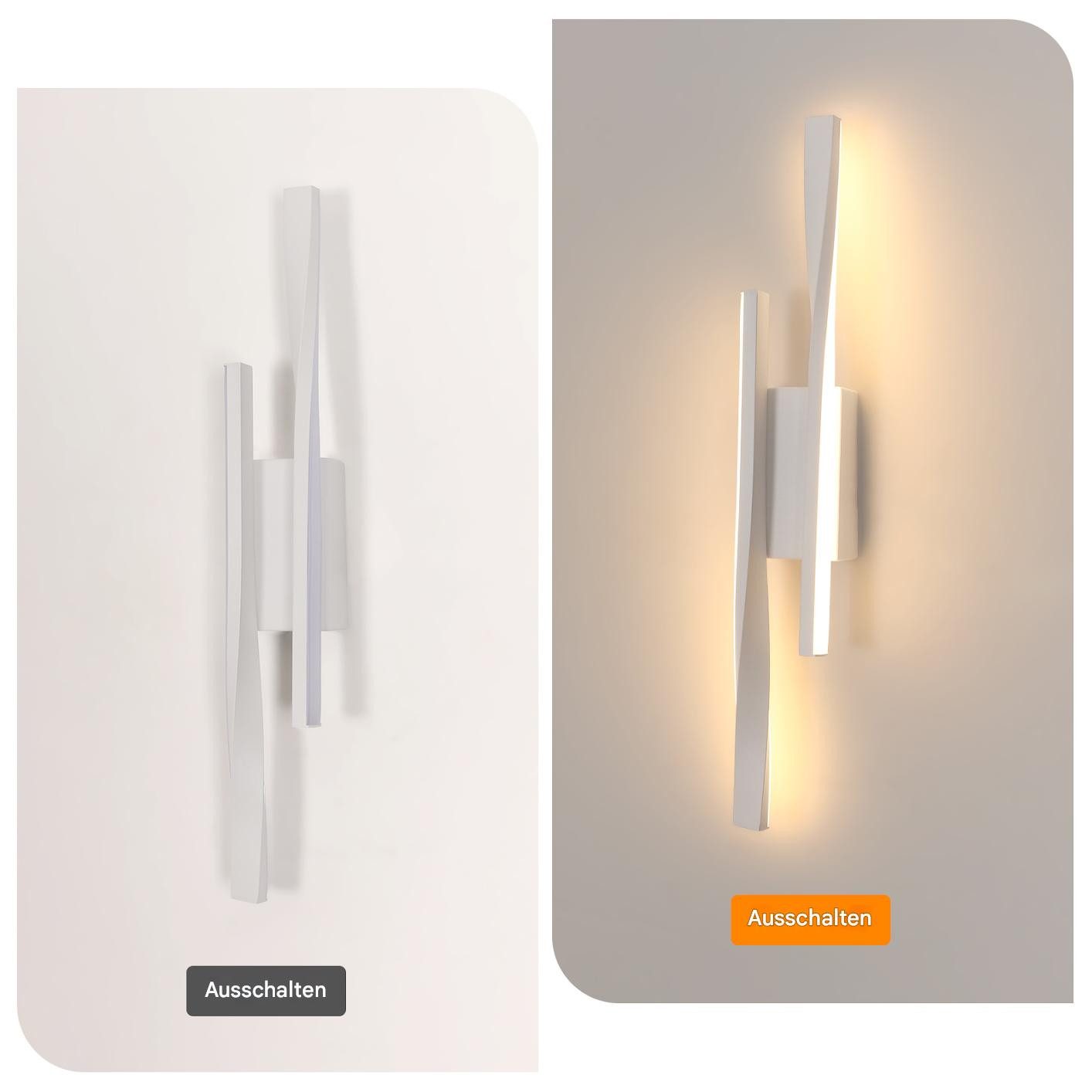 Goeco LED Wandstrahler LED Aluminiumlampe, Energiespar Wandleuchte,16W,42*6 günstig online kaufen