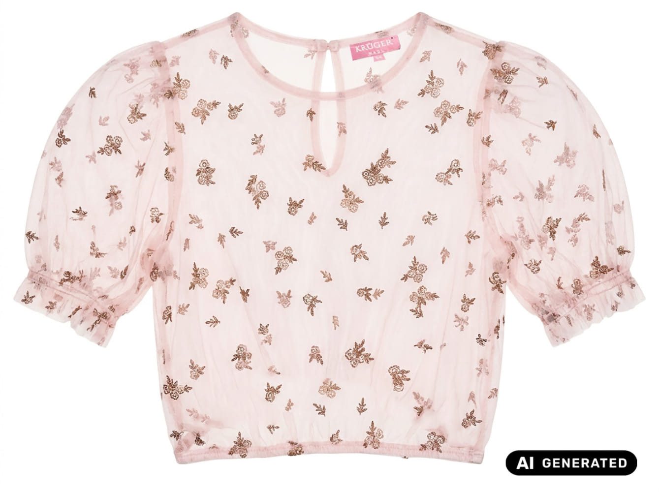 Krüger Madl Dirndlbluse Dirndlbluse Arla rose