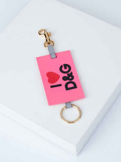 DOLCE & GABBANA Schlüsselanhänger Dolce & Gabbana Keyholder pink