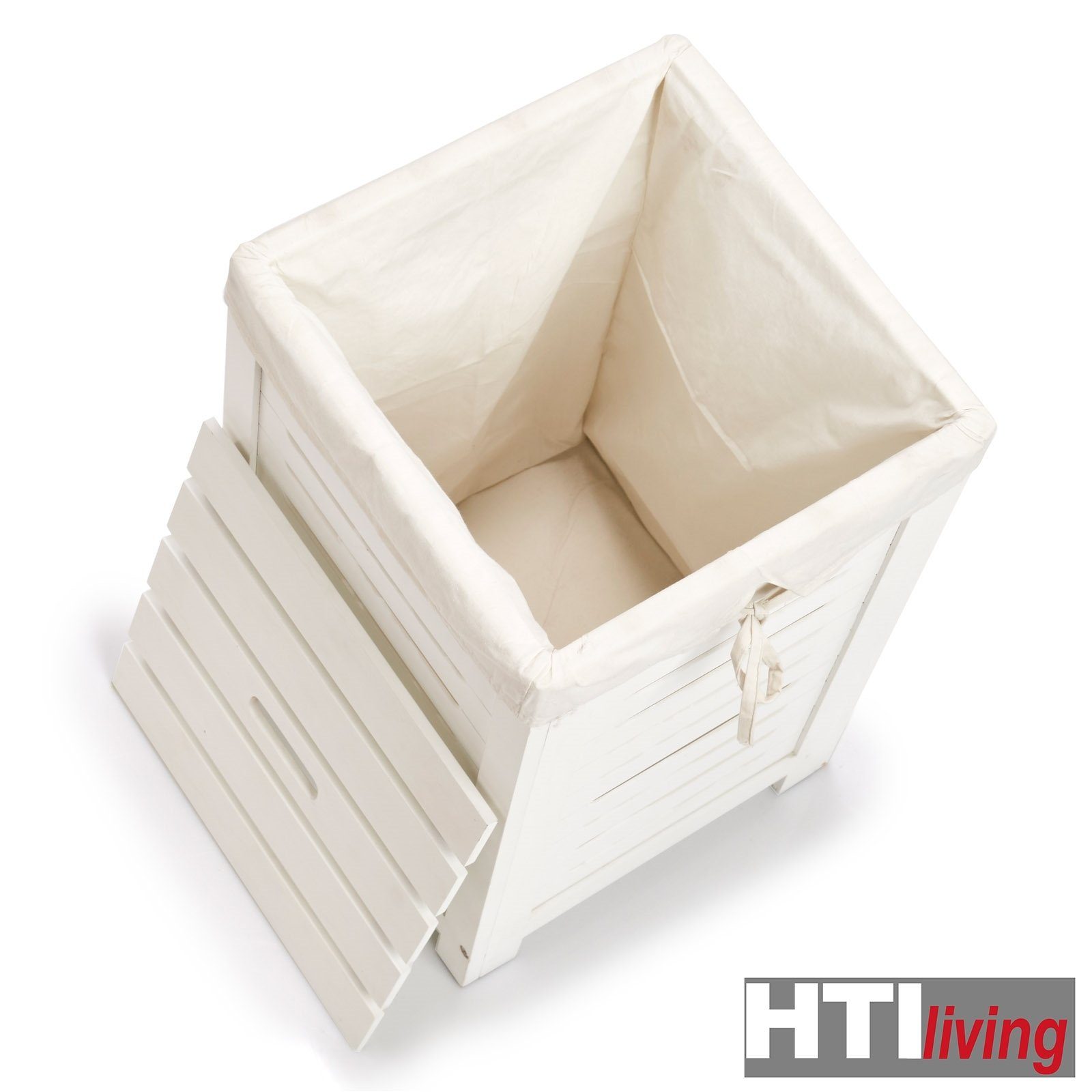 HTI-Living Wäschekorb Wäschetruhe weiß lackiert St), (Stück, 1 Wäschesammler