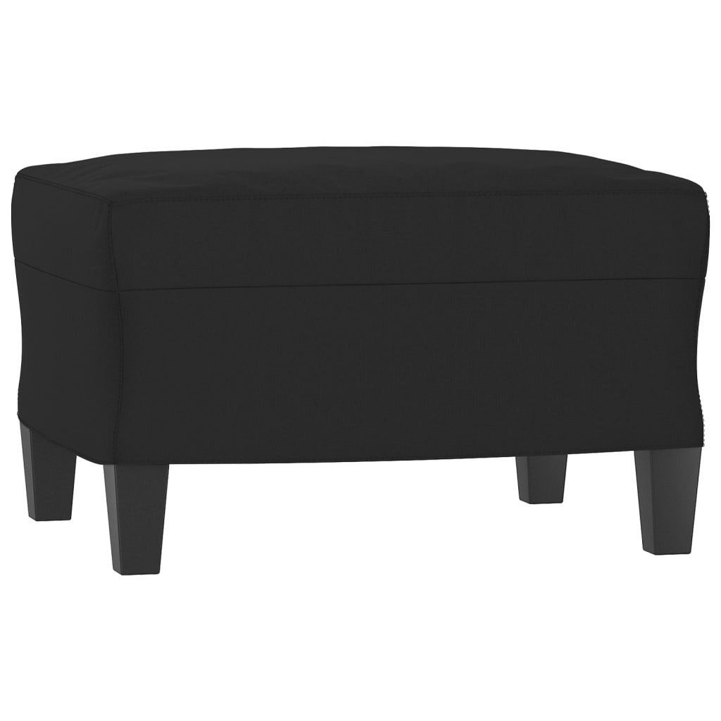 vidaXL Polsterhocker Fußhocker Schwarz 60x50x41 cm günstig online kaufen