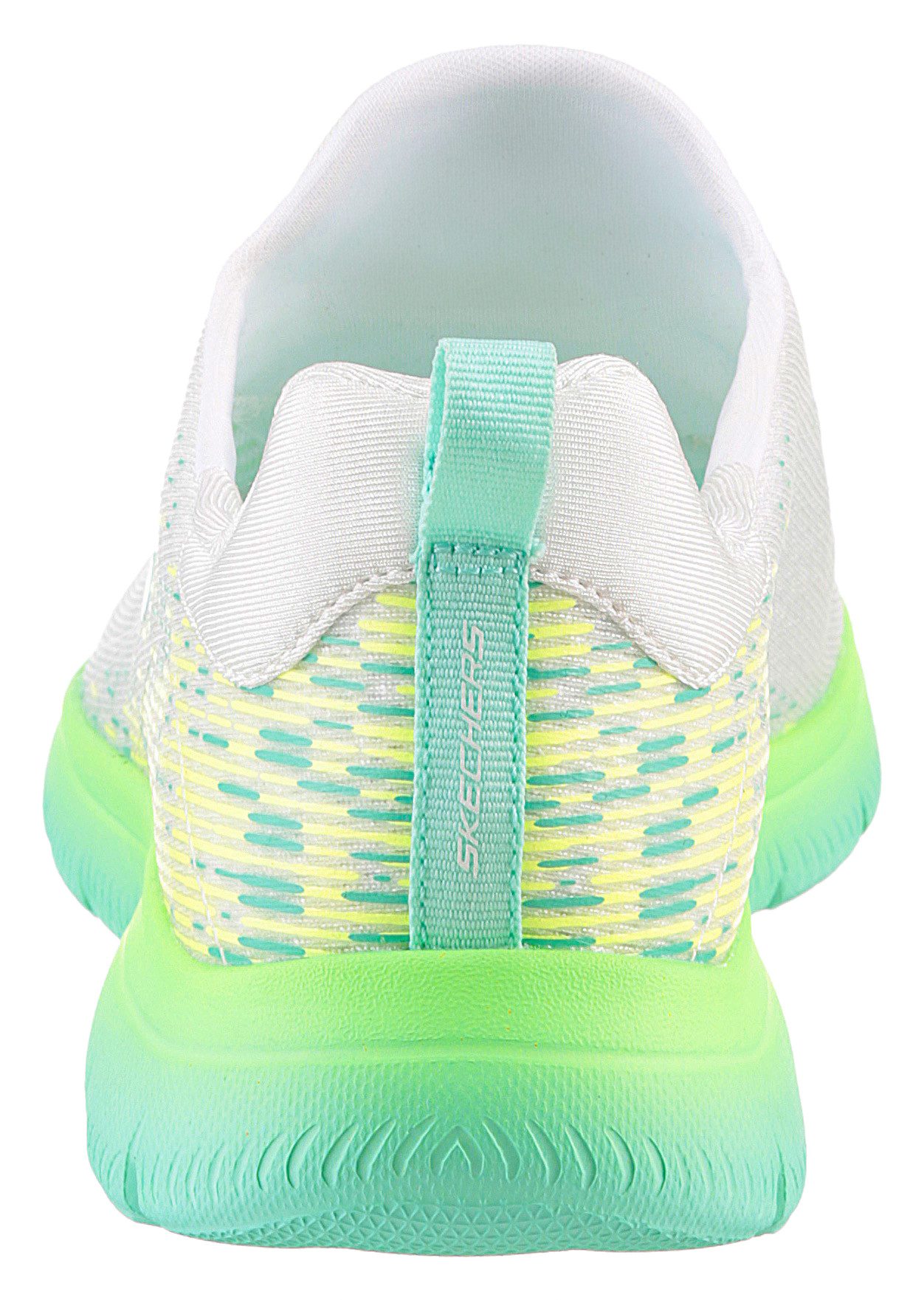 Skechers SUMMITS Slip-On Sneaker, Trainingsschuh, Sneaker, Slipper, Halbschuh mit Bungee-Verschluss