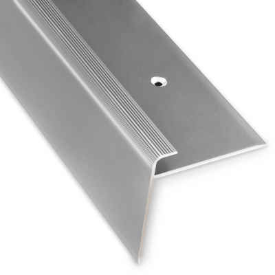 Karat Treppenkantenprofil Cosinus F, Treppenkantenschutz, verschiedene Farben & Größen, Für Bodenbeläge mit 7 – 8 mm Höhe