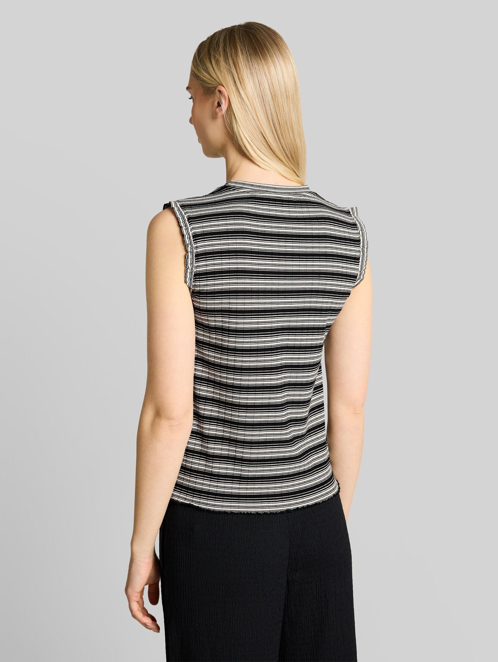 TOM TAILOR Denim Trägertop T-Shirt Top mit Streifenmuster