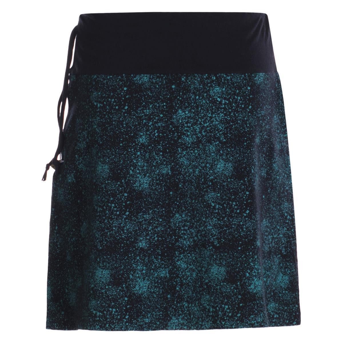 Vishes Minirock Kurzer Baumwoll-Rock Taschen-Rock Mini-Rock großes Mandala Hippie, Ethno, Boho Style