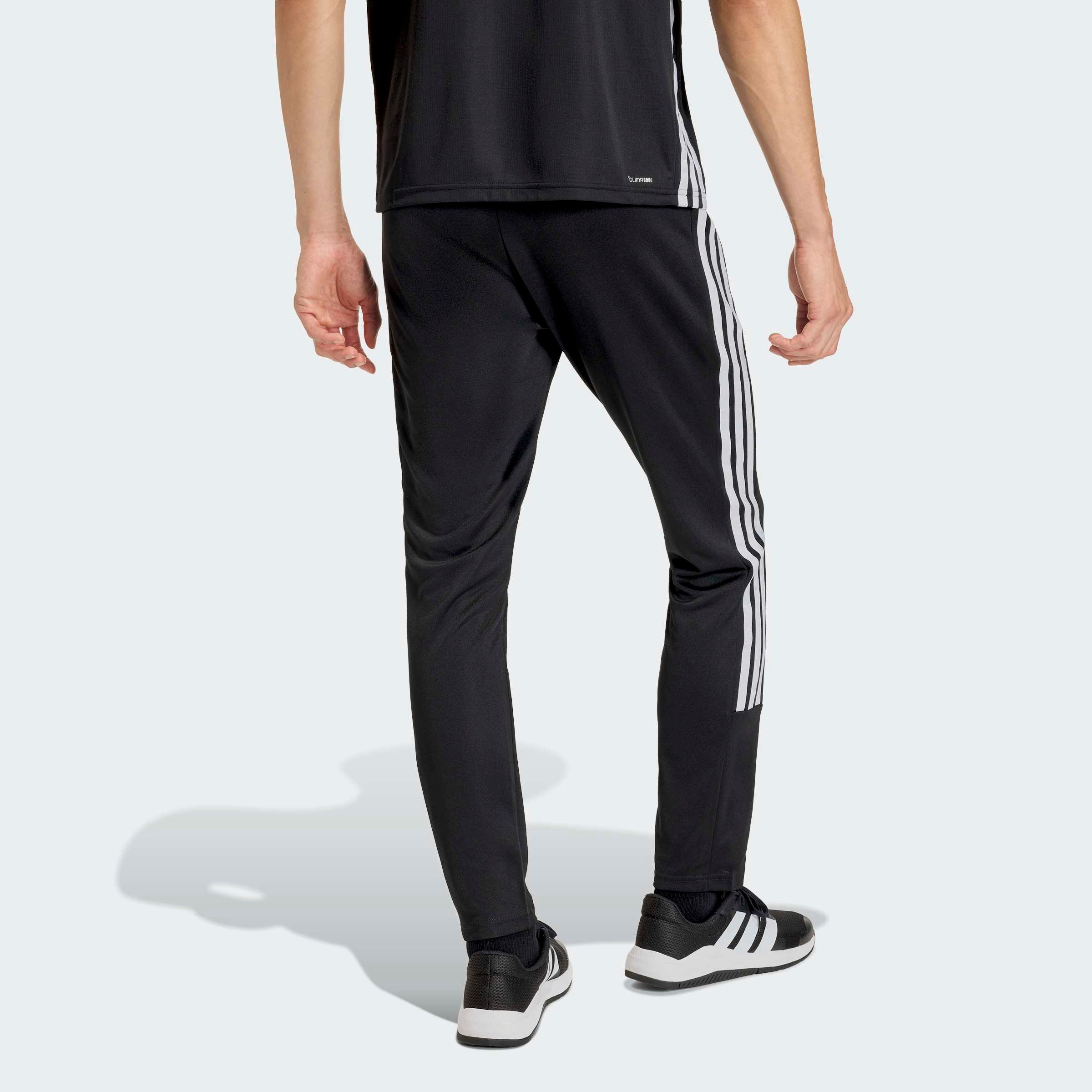 adidas Performance Sporthose WORKOUT ESSENTIALS ALL-SET 3-STREIFEN, GEWIRKTES MATERIAL (2-tlg) Trainingshose, Climacool, reguläre Passform